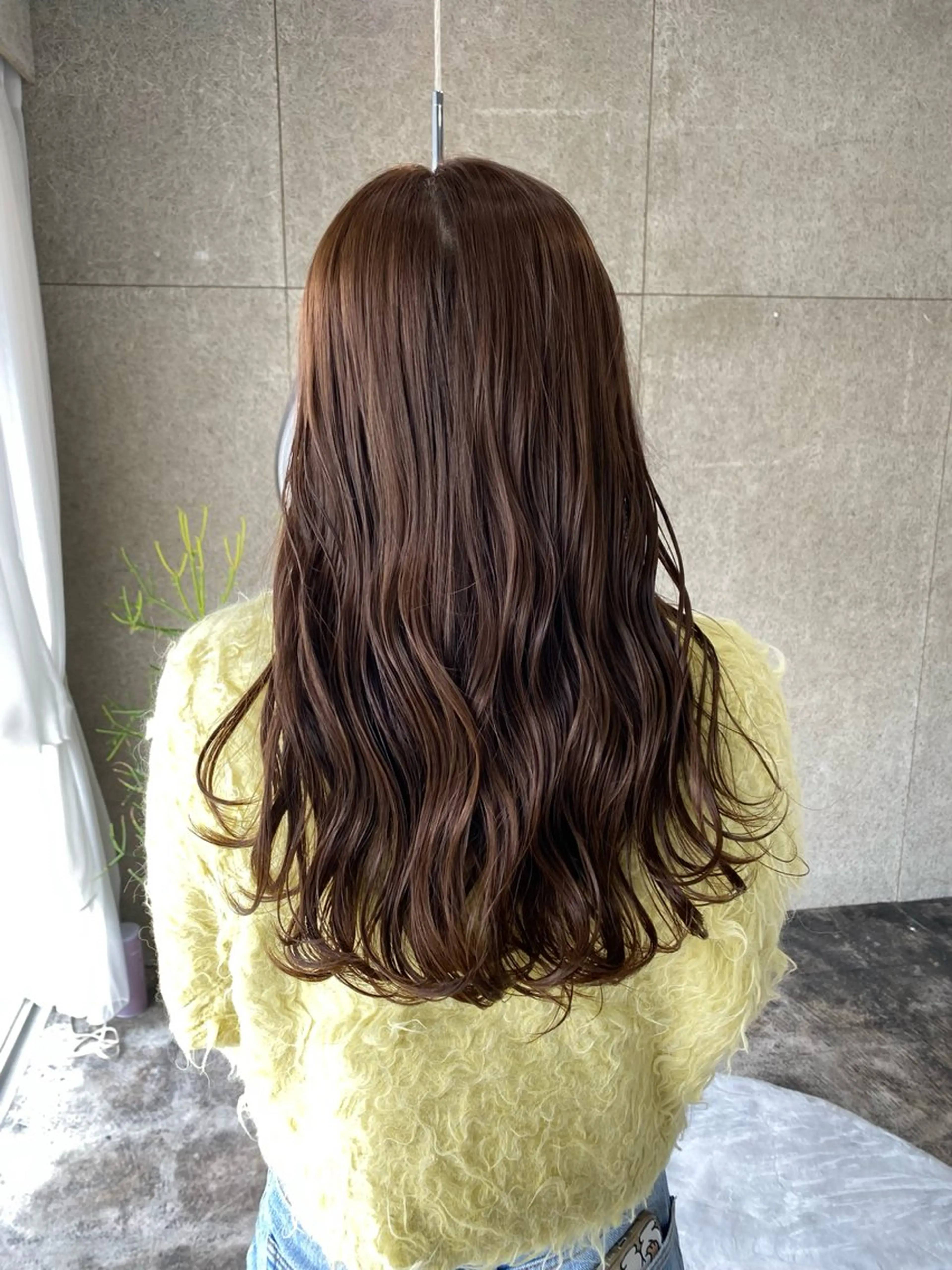 カラー グレージュ オリーブグレージュ オリーブグレー ヘアカラー トリートメント KUBO HADUKIのヘアスタイル