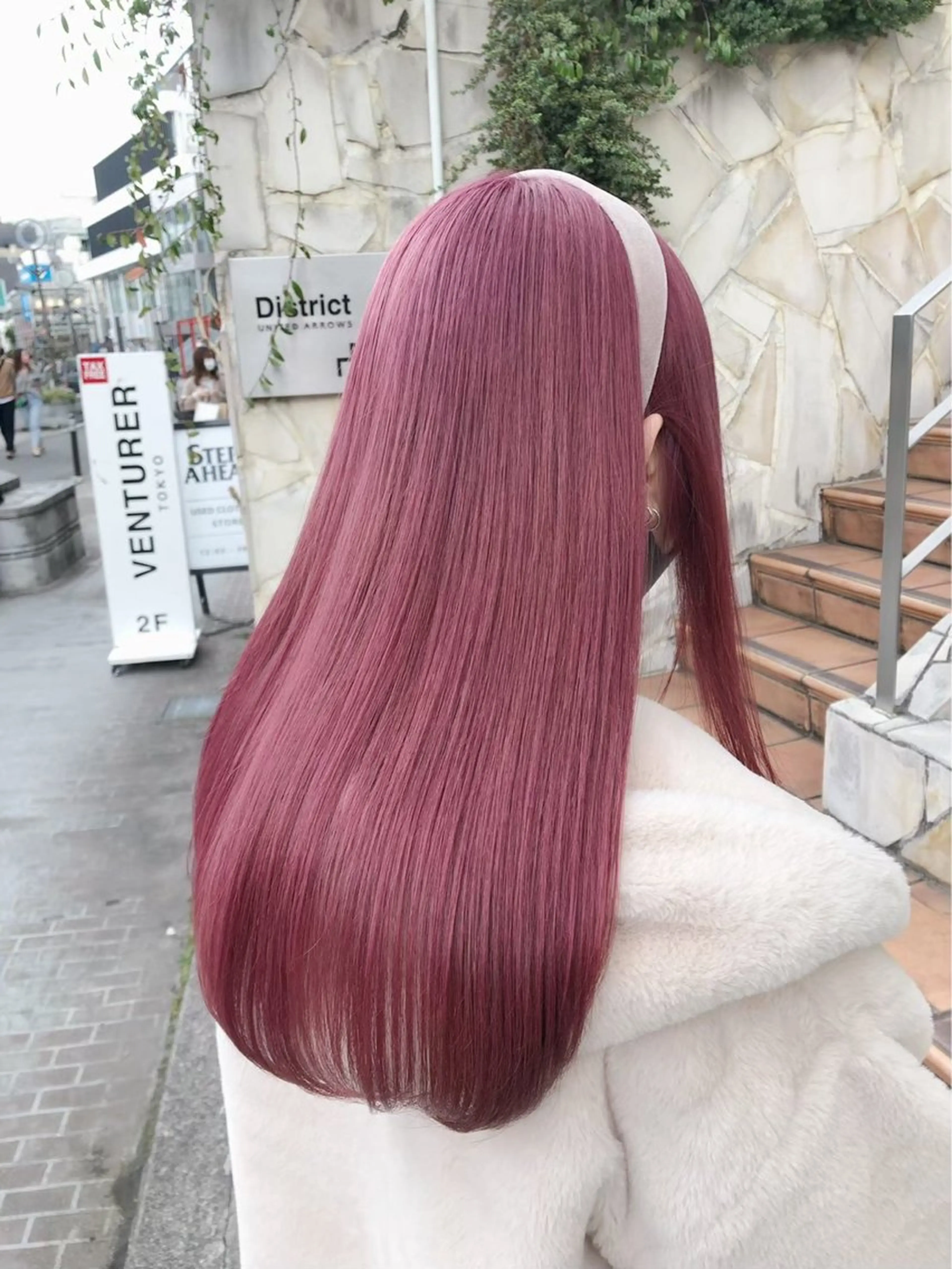 ロング カット ヘアカラー 愛されヘア🎠🩷 AIRIのヘアスタイル