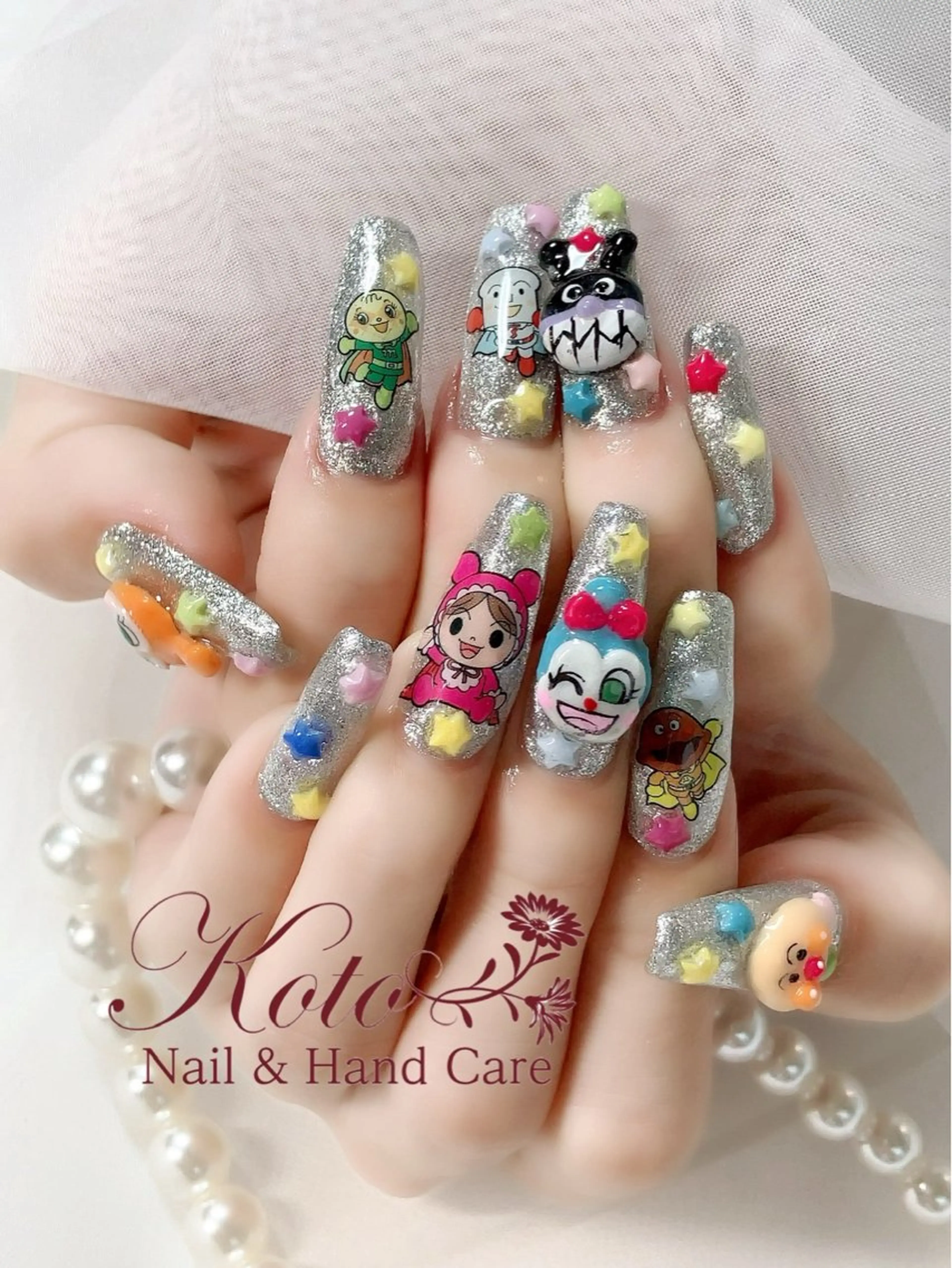 ネイル 長さ出し ジェルネイル 持ち込み ニュアンスネイル 赤色 ハンドネイル Nail Salon KOTOのネイルデザイン