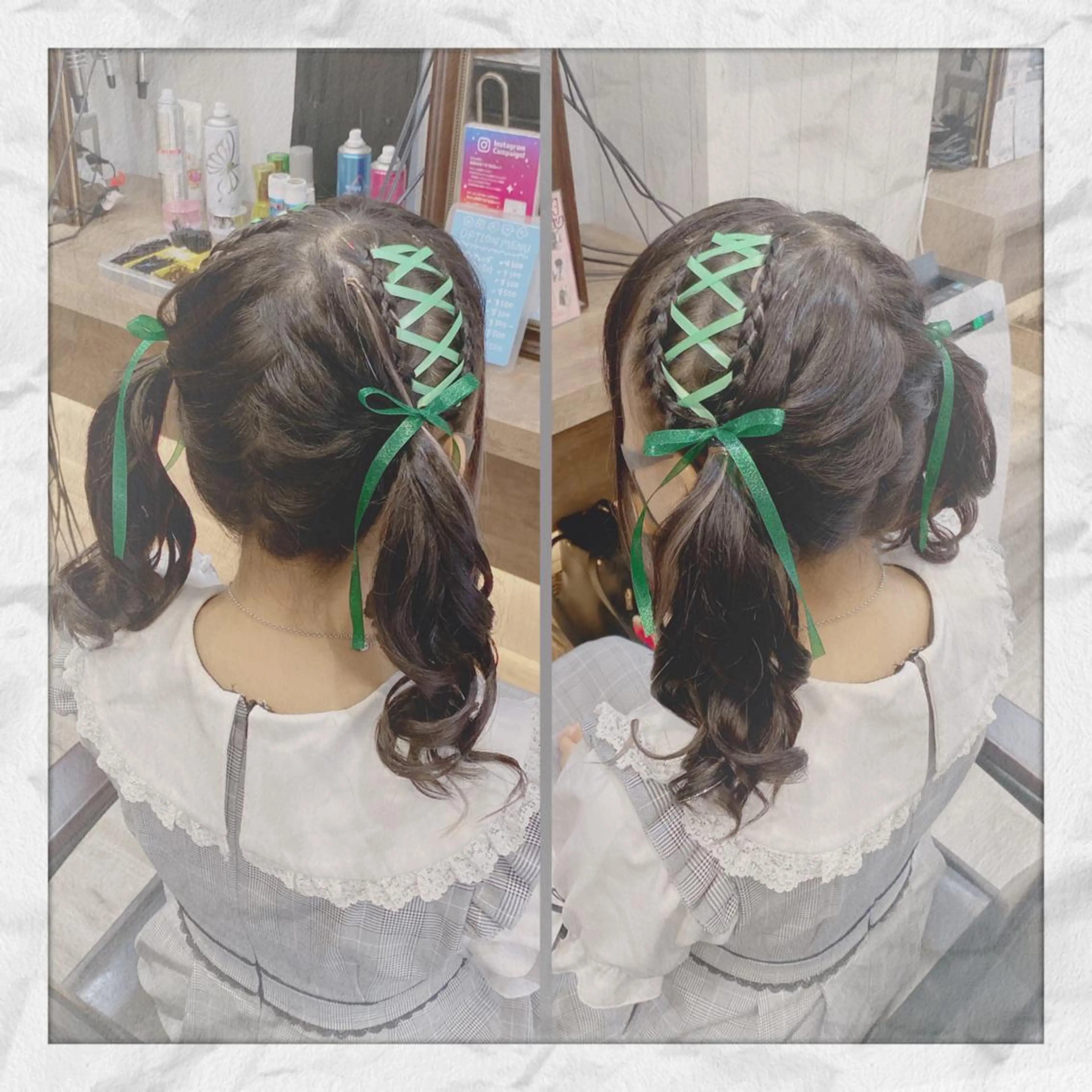 セミロング ヘアアレンジ ヘアセット ヘアセット/着付け 𓇼 松本 夏美𓇼のヘアスタイル