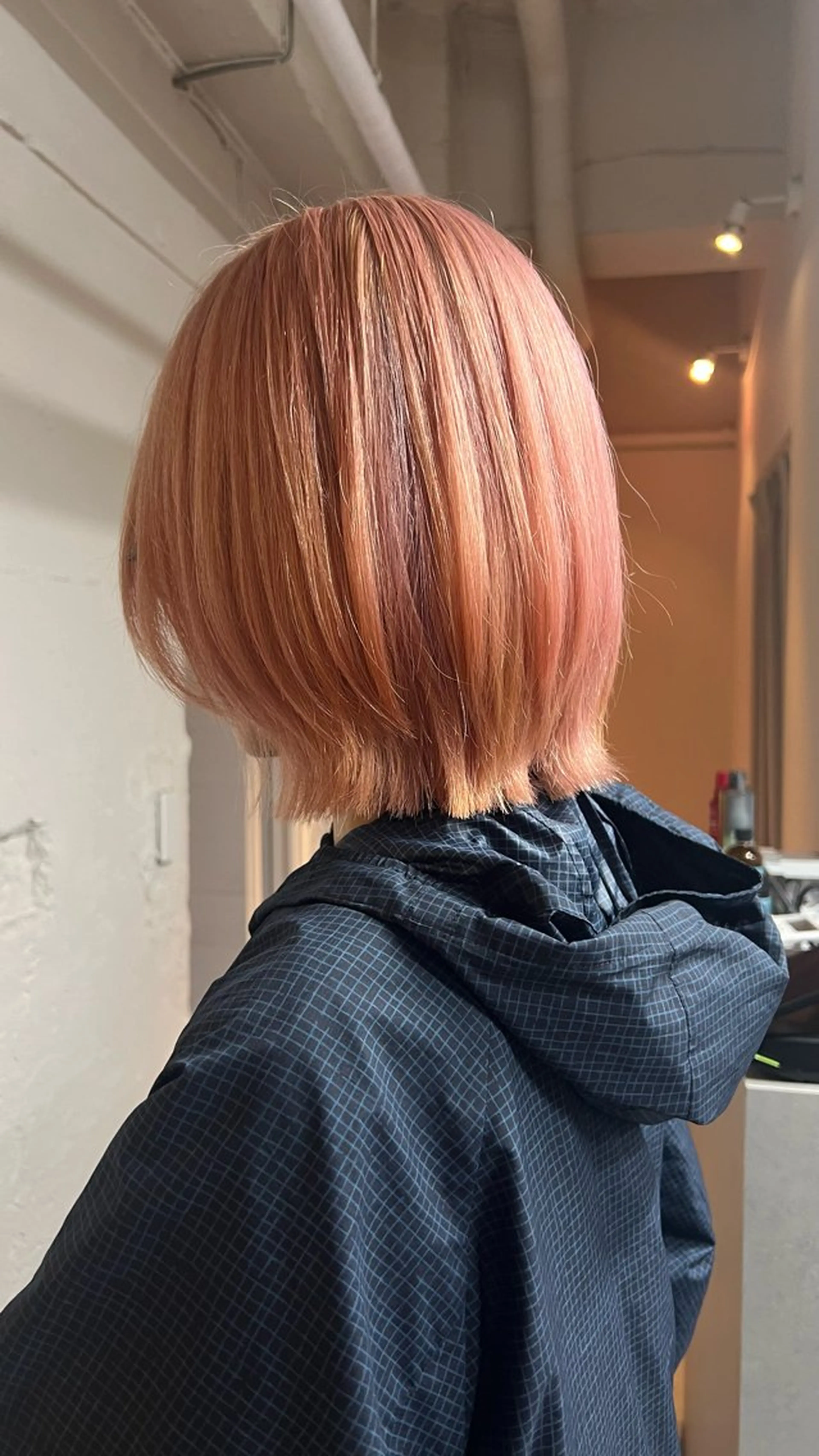 ミディアム カラー ピンクカラー ヘアカラー 🎀tokute ナオ🧸のヘアスタイル