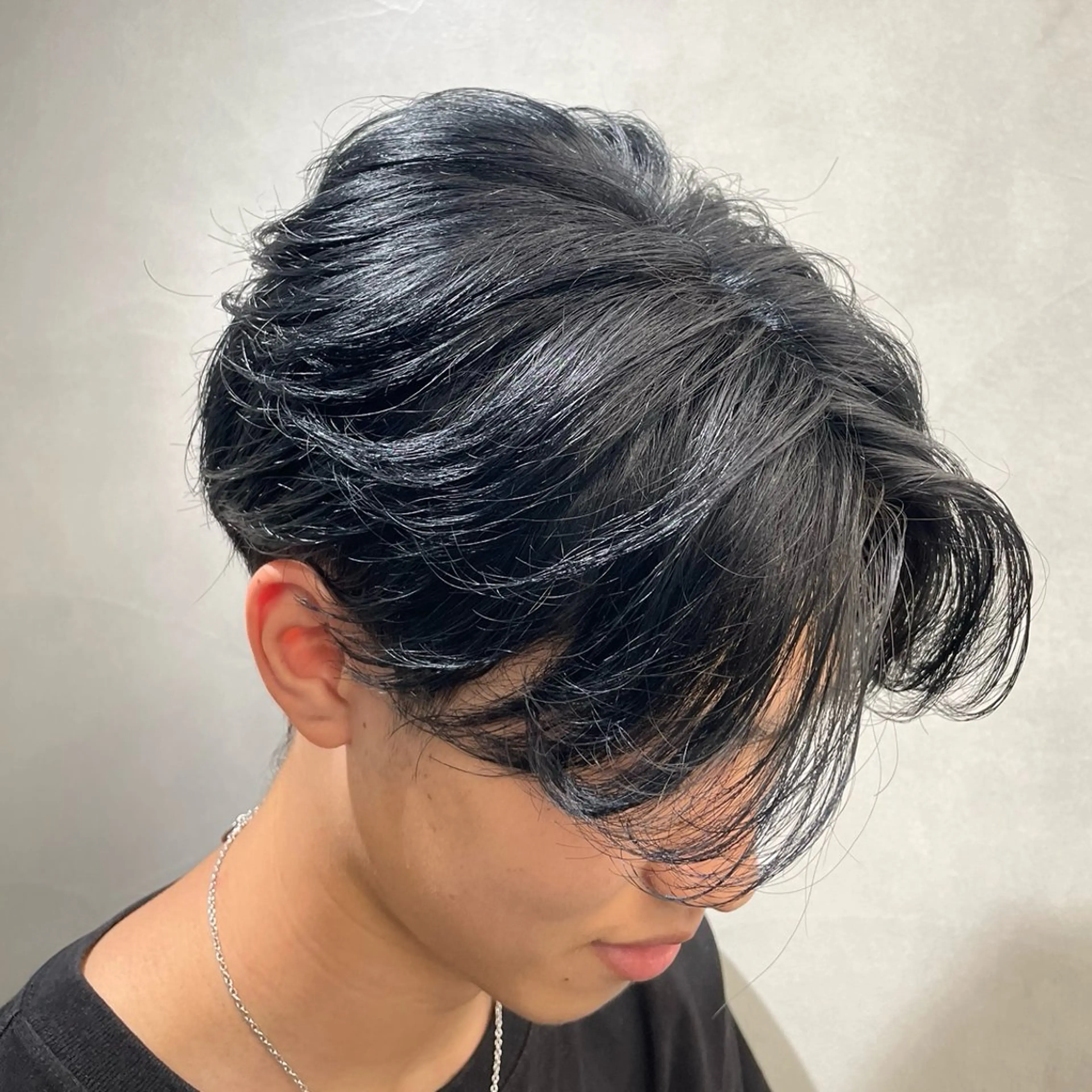 ミディアム パーマ ヘアアレンジ メンズ カット パーマ fifth Tokyo所属・fifth 石川 凪のヘアスタイル