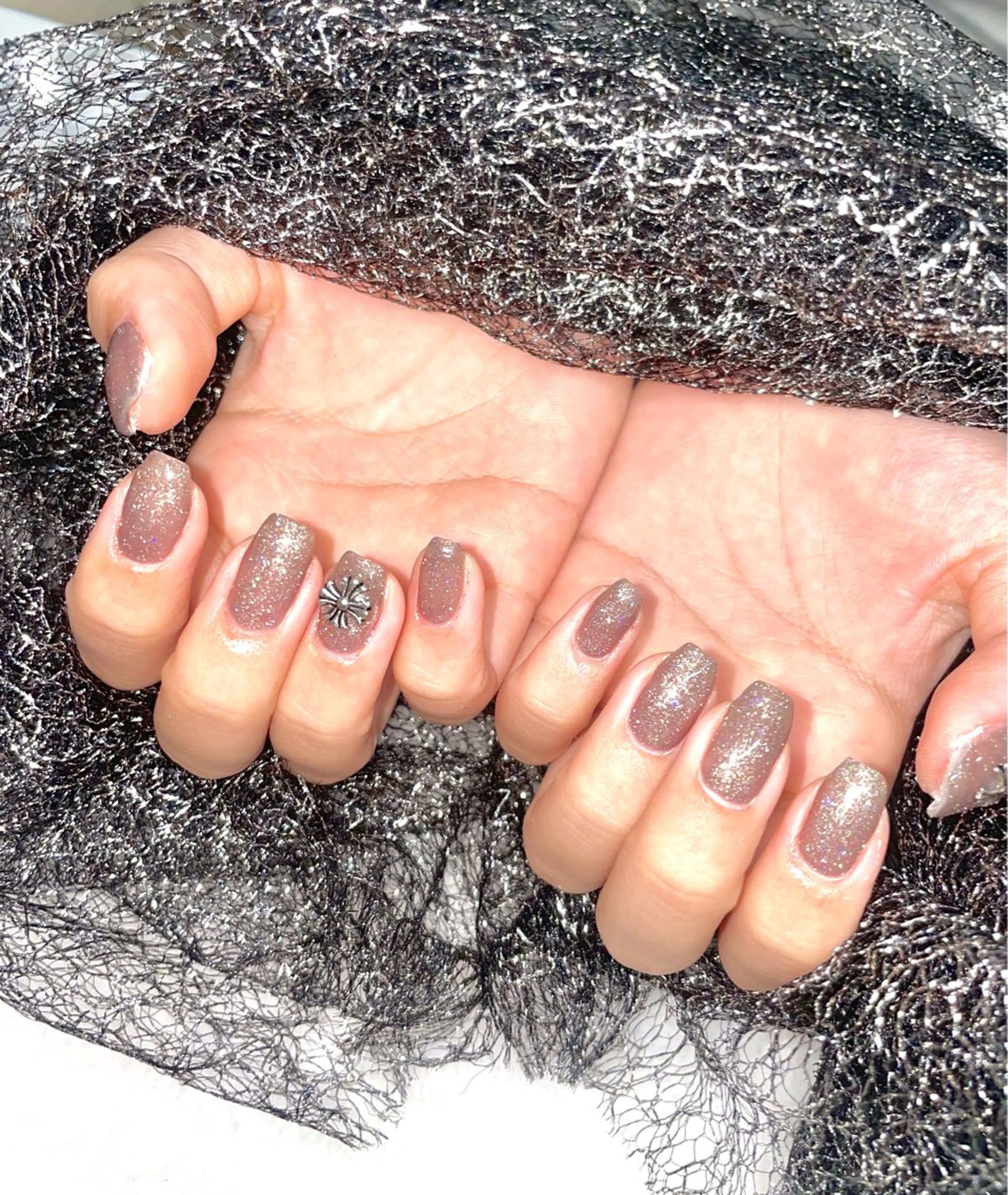 ネイル ラメ(グリッター) I-nail Moeのネイルデザイン