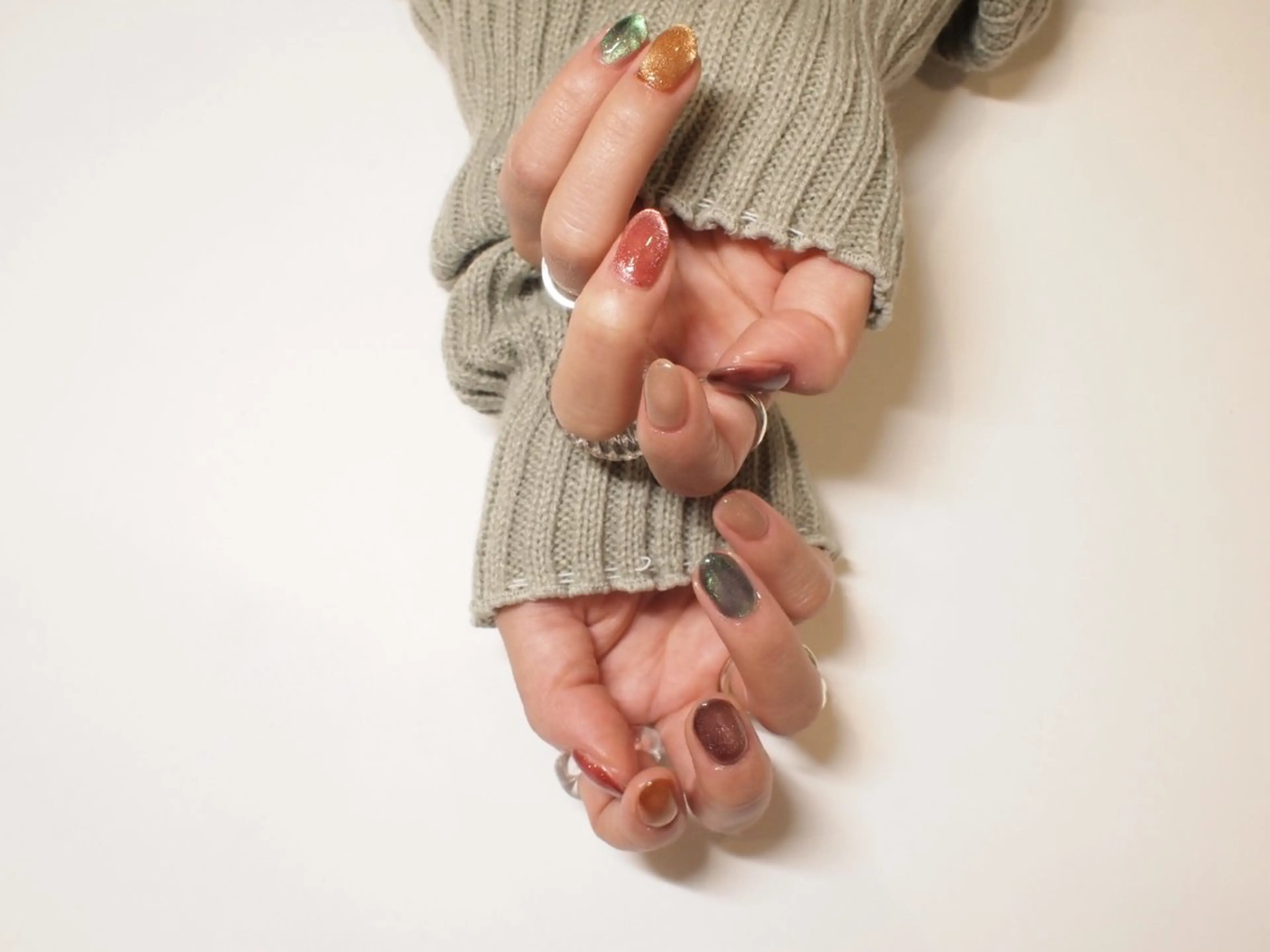 ネイル マグネットネイル 【ＯＲＧＡＮ】 nailのネイルデザイン