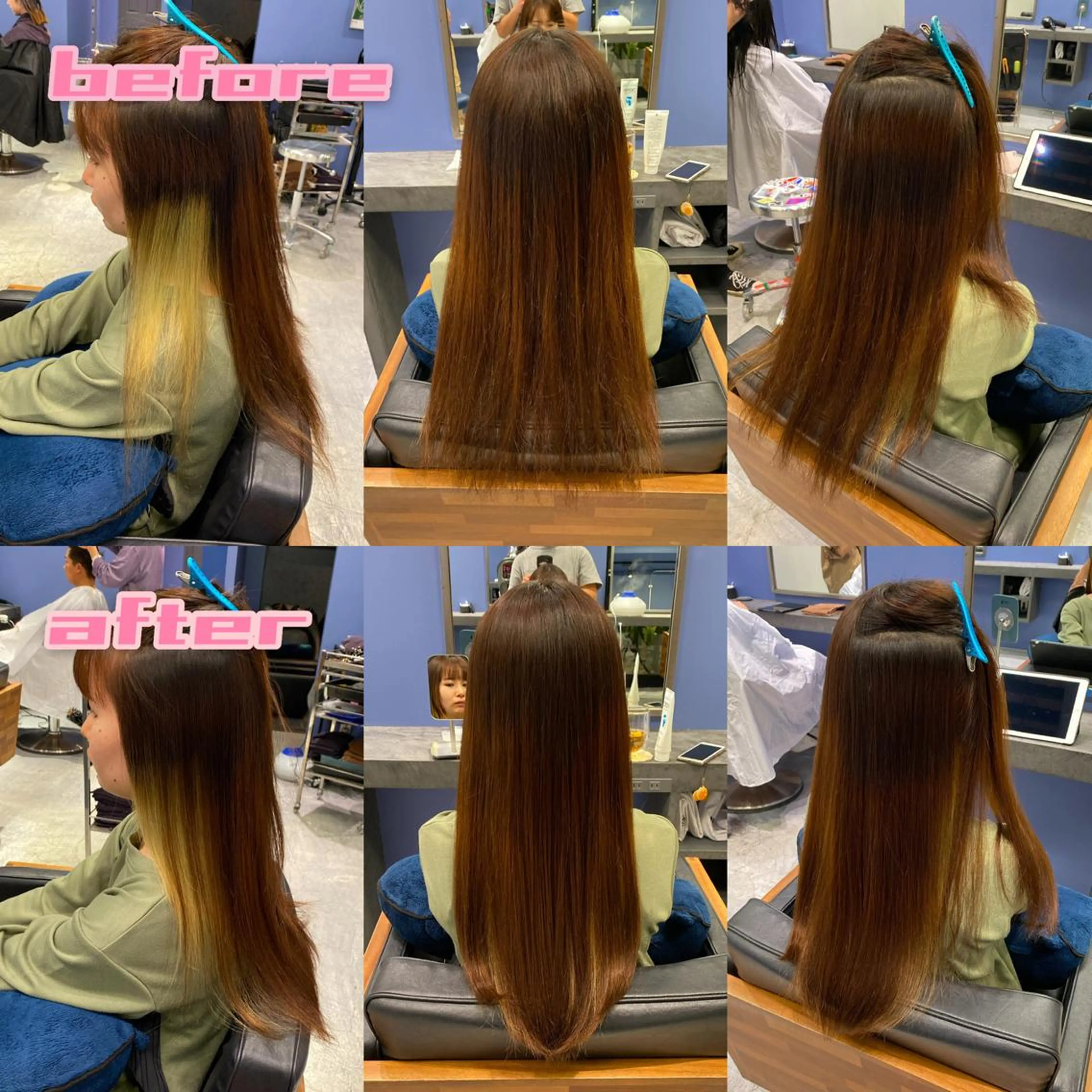 ロング パーマ ストレートパーマ カット 縮毛矯正 トリートメント ブリーチ縮毛矯正/ デサキ ショウヘイのヘアスタイル