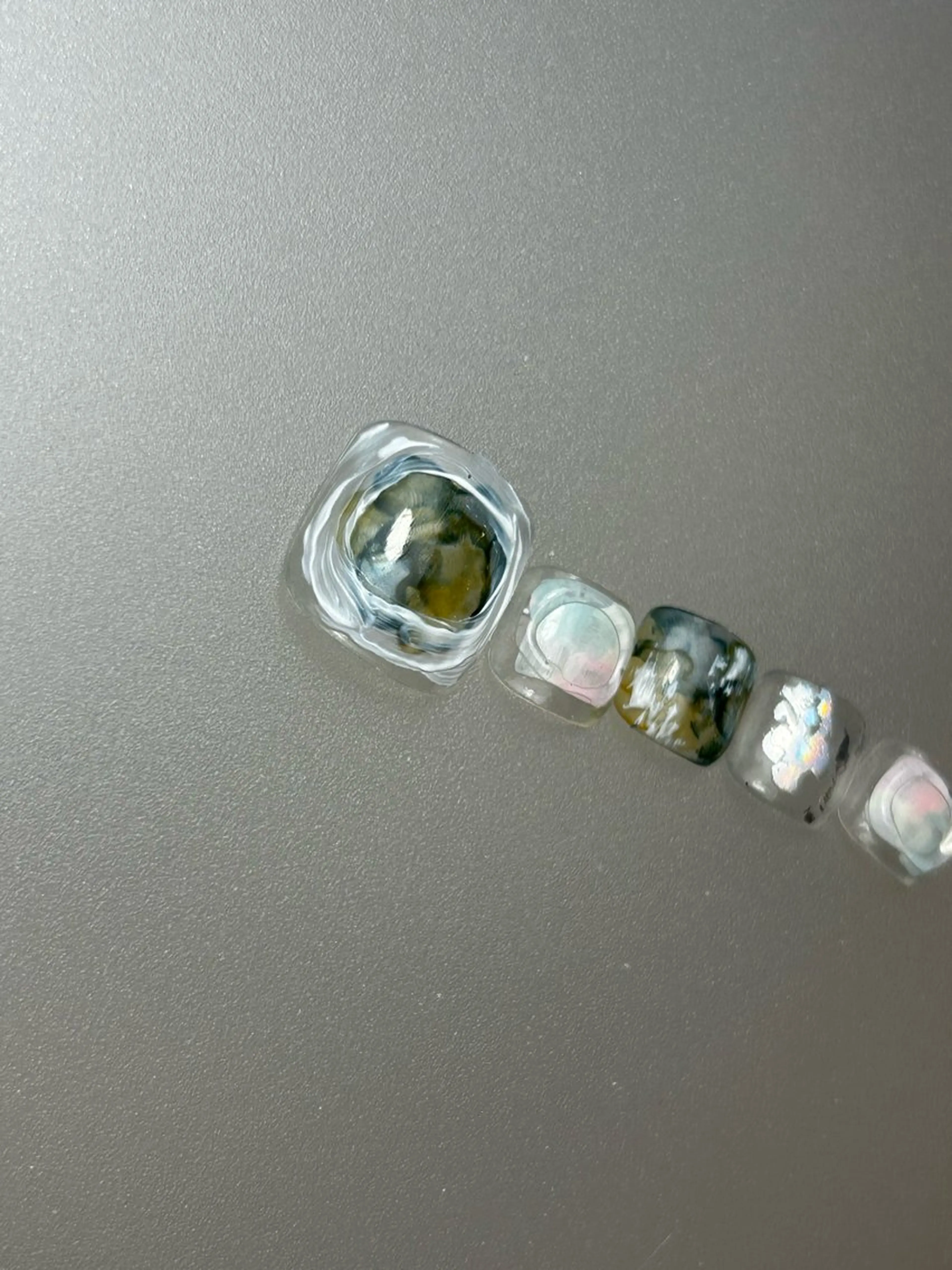 ネイル フットネイル ニュアンスネイル フットネイル Ao. Nailのネイルデザイン