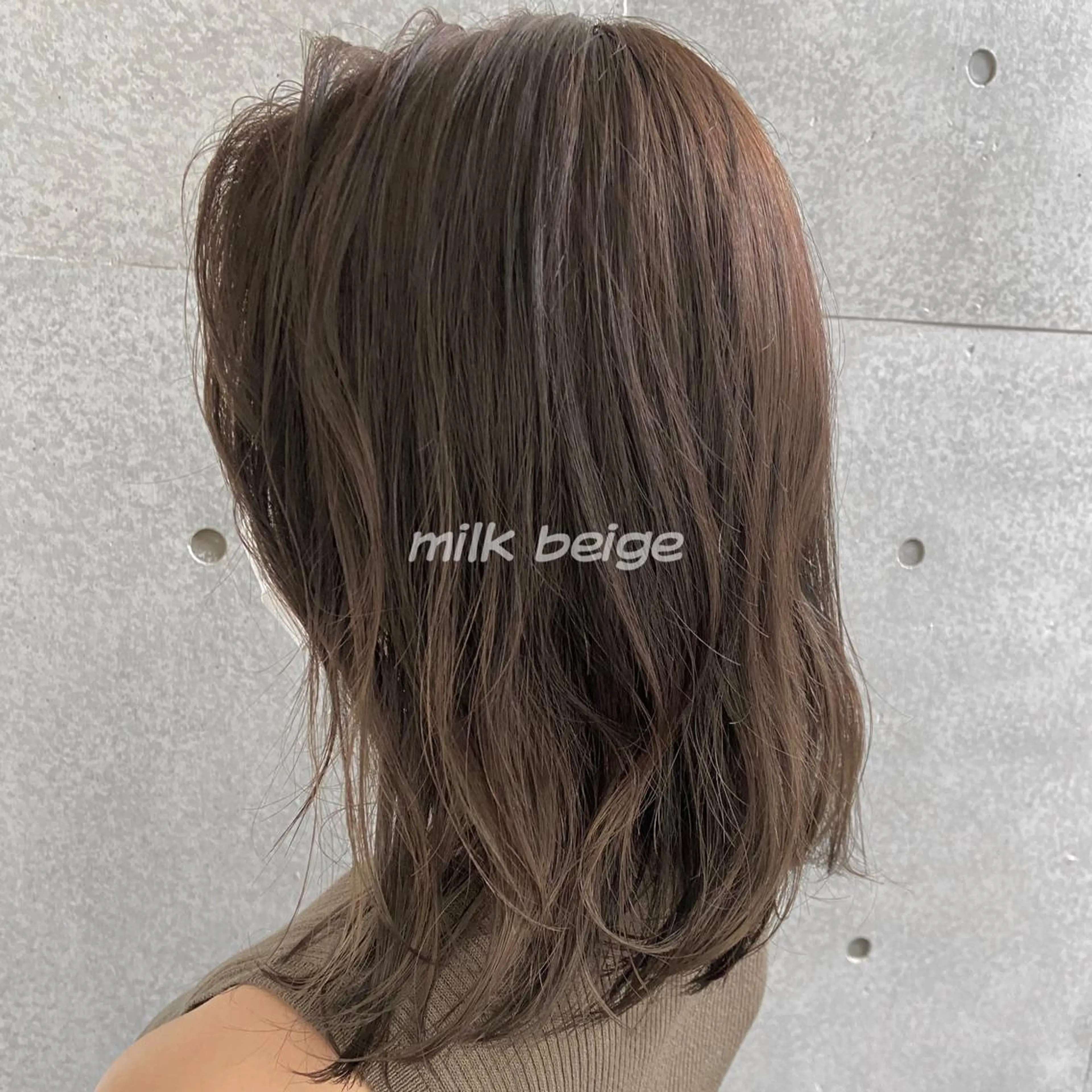 セミロング カラー パーマ ヘアアレンジ メンズ キッズ ネイル マツエク・マツパ ヘアカラー トリートメント 横浜Bob美容師🤎 ERINAのヘアスタイル