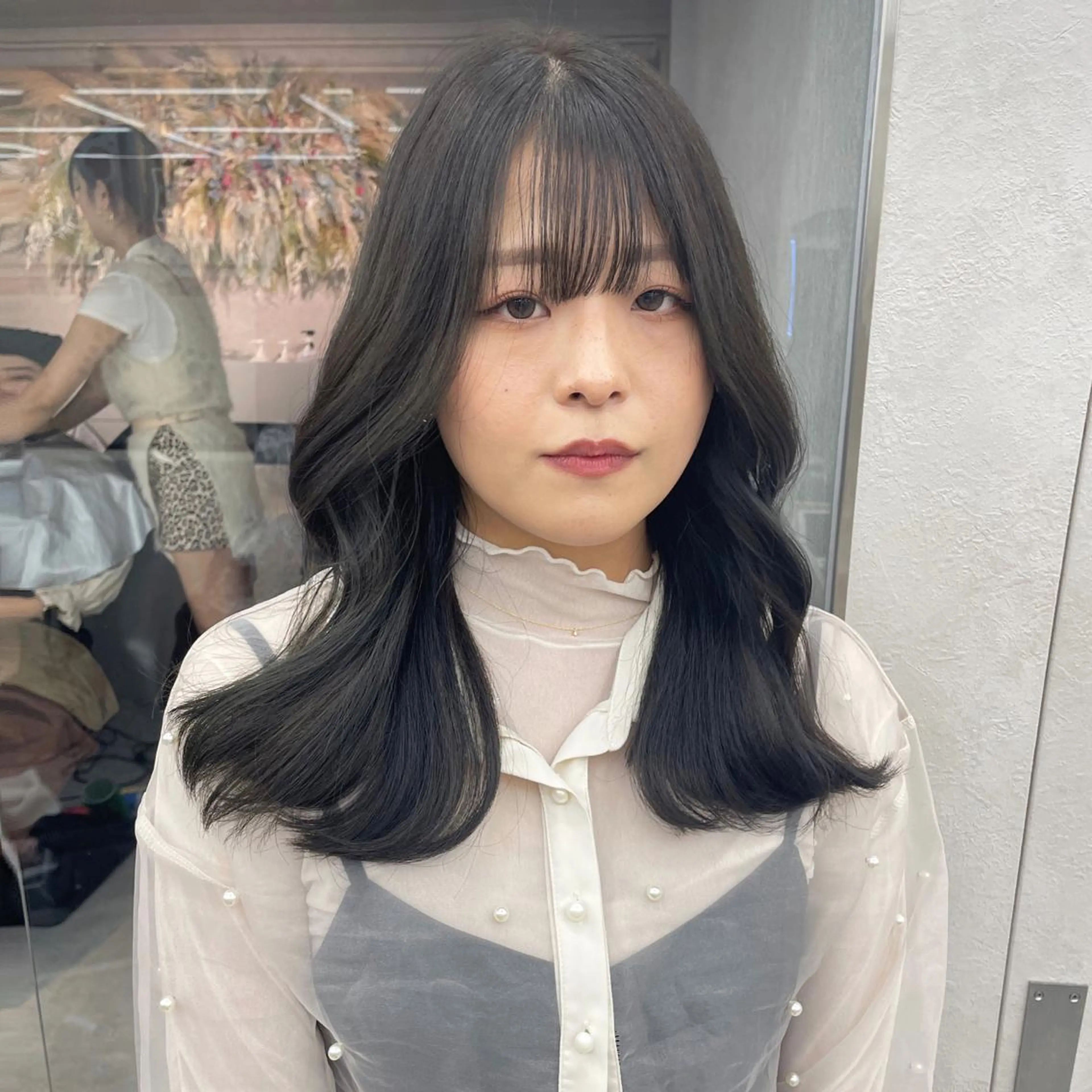 カラー ヘアカラー トリートメント ヘッドスパ ヘアセット 韓国ヘア/レイヤー Londエレンのヘアスタイル