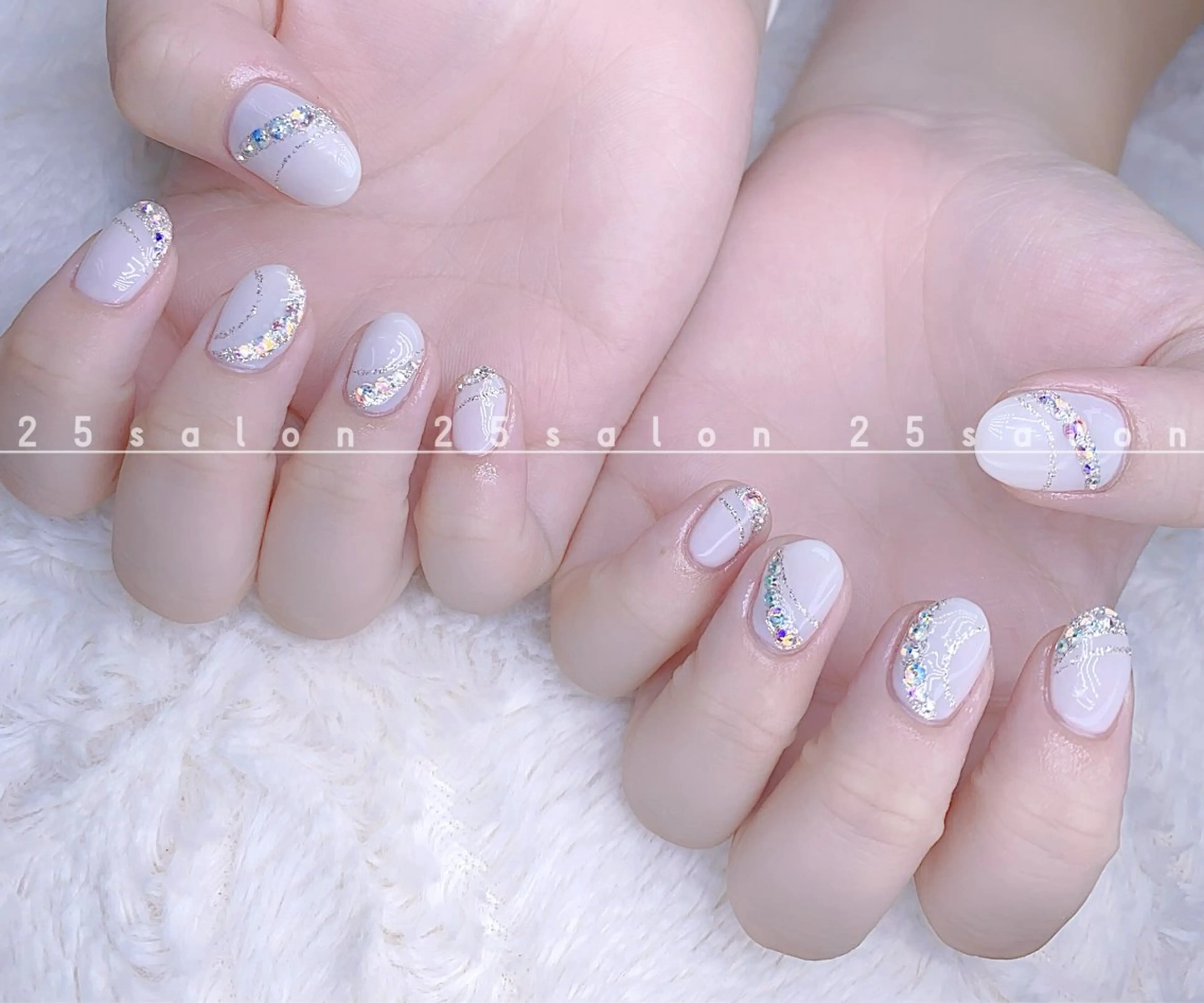 ネイル ジェルネイル 韓国ネイル ニュアンスネイル パラジェル ワンホンネイル 2 5のマツエク・マツパデザイン