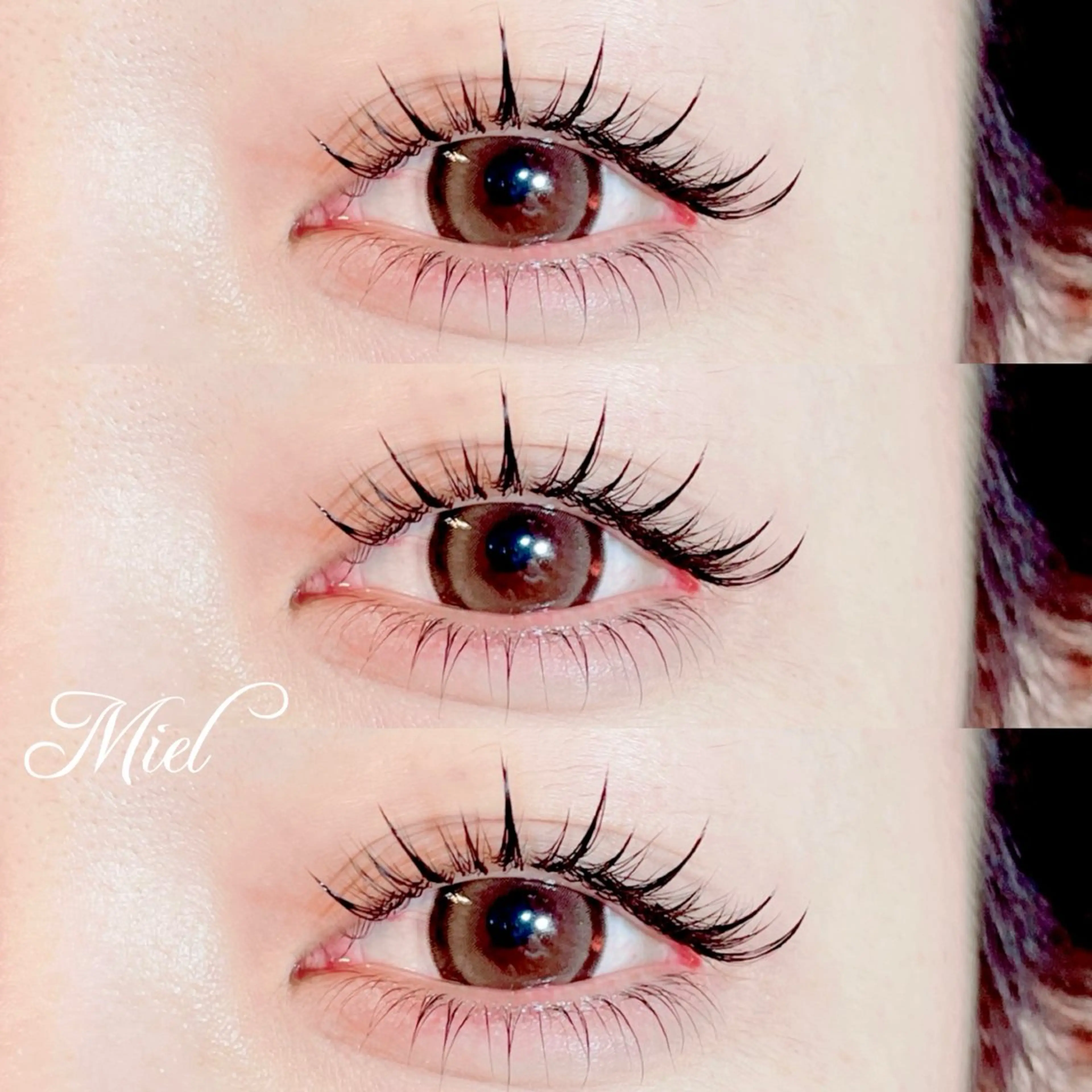 マツエク・マツパ カラーマツエク フラットラッシュ まつげパーマ 下まつげエクステ ボリュームラッシュ Mori ✨Mystical✨のマツエク・マツパデザイン