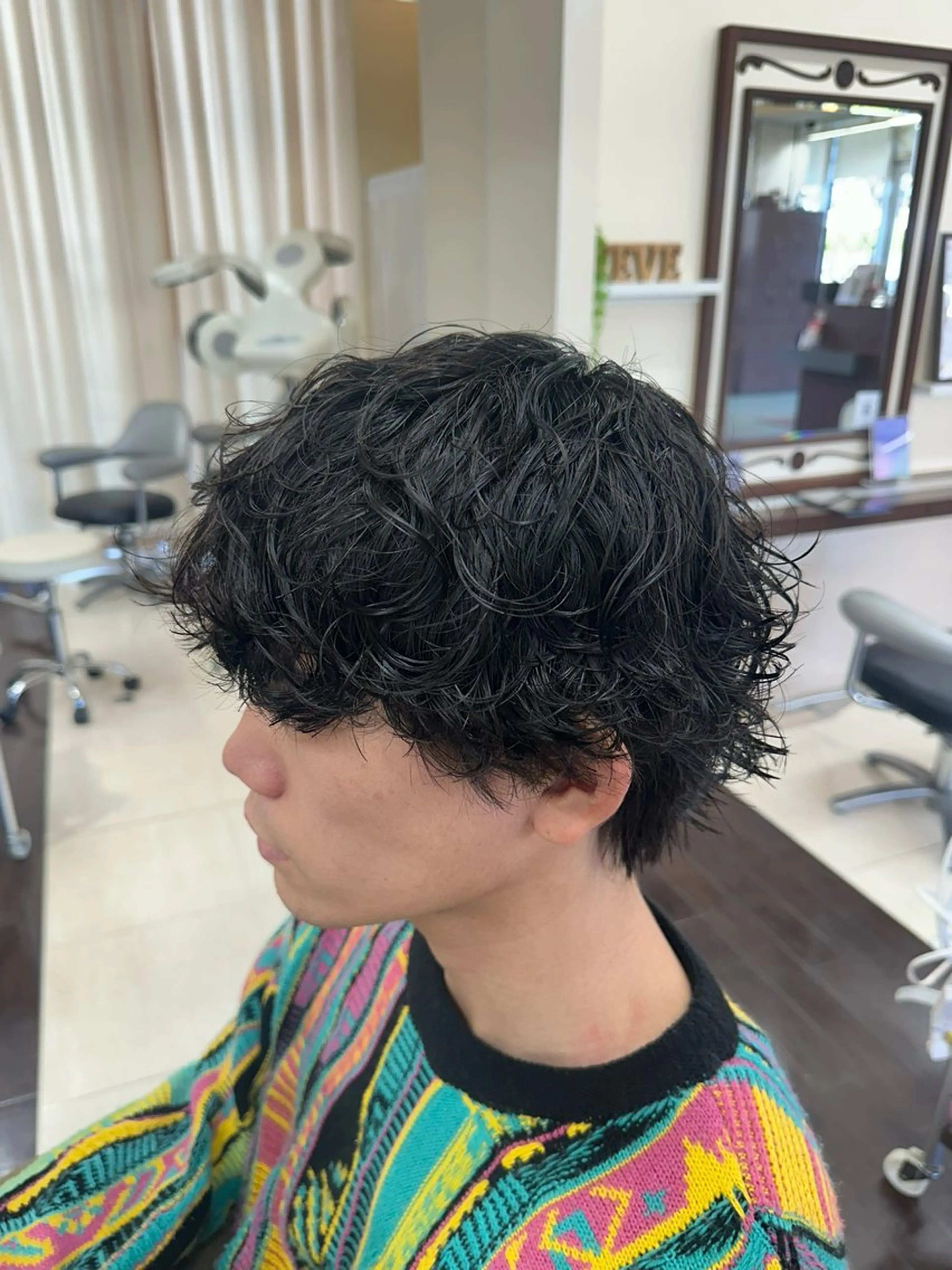 ショート カラー パーマ メンズ メンズパーマ カット パーマ 毎月230人担当/ メンズヘア/清和武虎のヘアスタイル