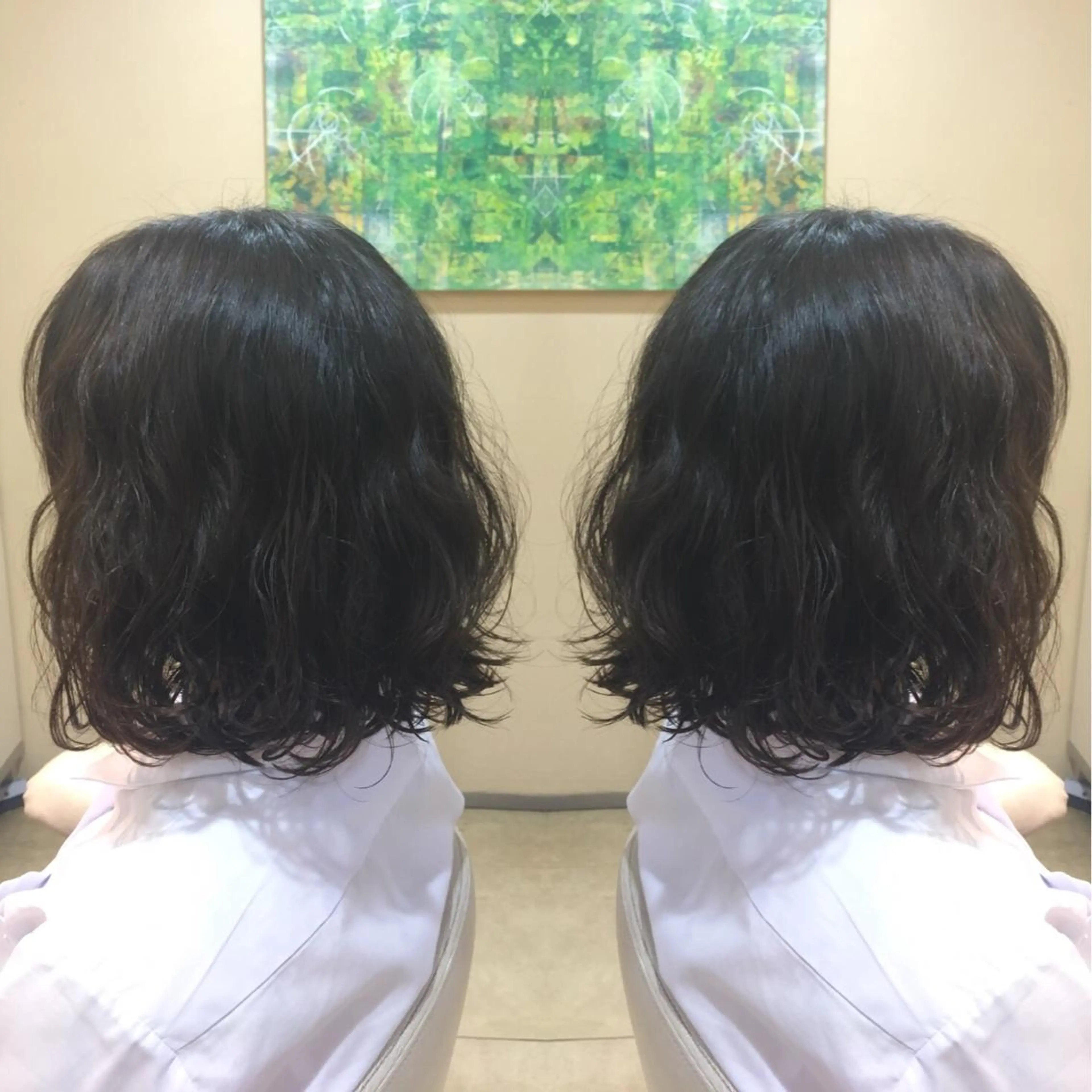 ミディアム パーマ ミディアムパーマ 🐝肥田 しょーと🐝のヘアスタイル