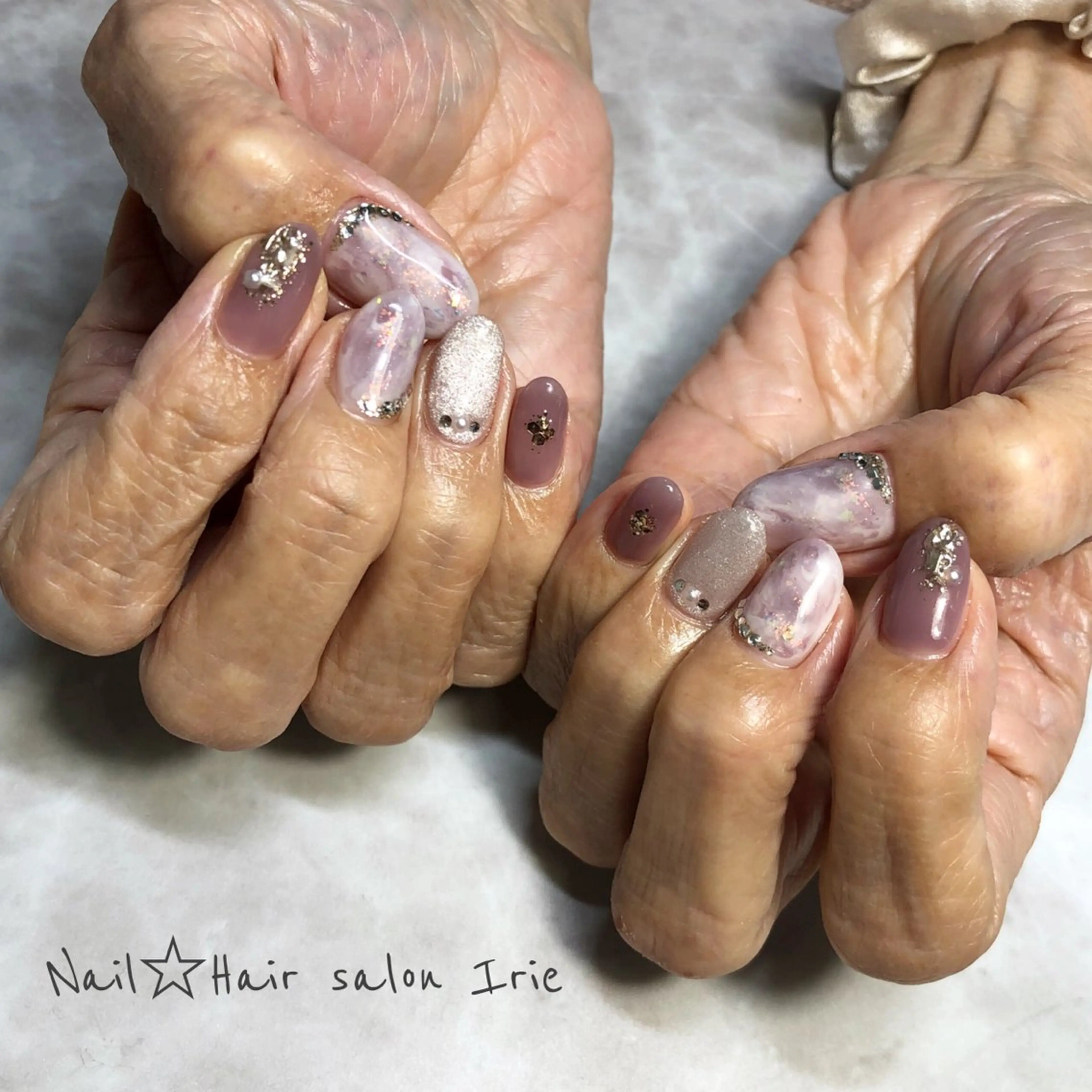 ネイル ハンドネイル Hair salon Irie所属・與儀 知佳のネイルデザイン