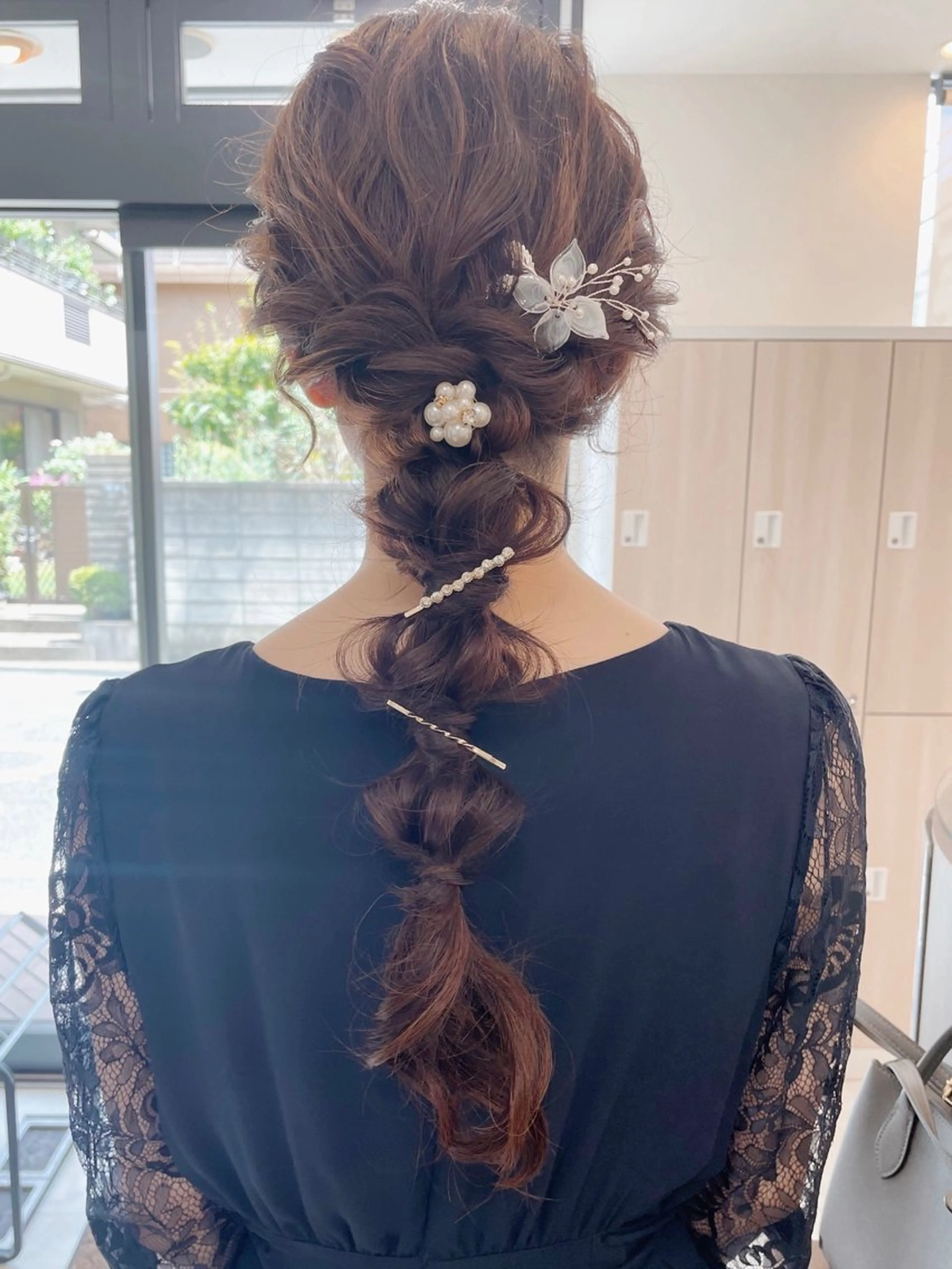 ヘアアレンジ 結婚式・ブライダル 【ボブ/個室サロン】 癒し空間mimuraのヘアスタイル