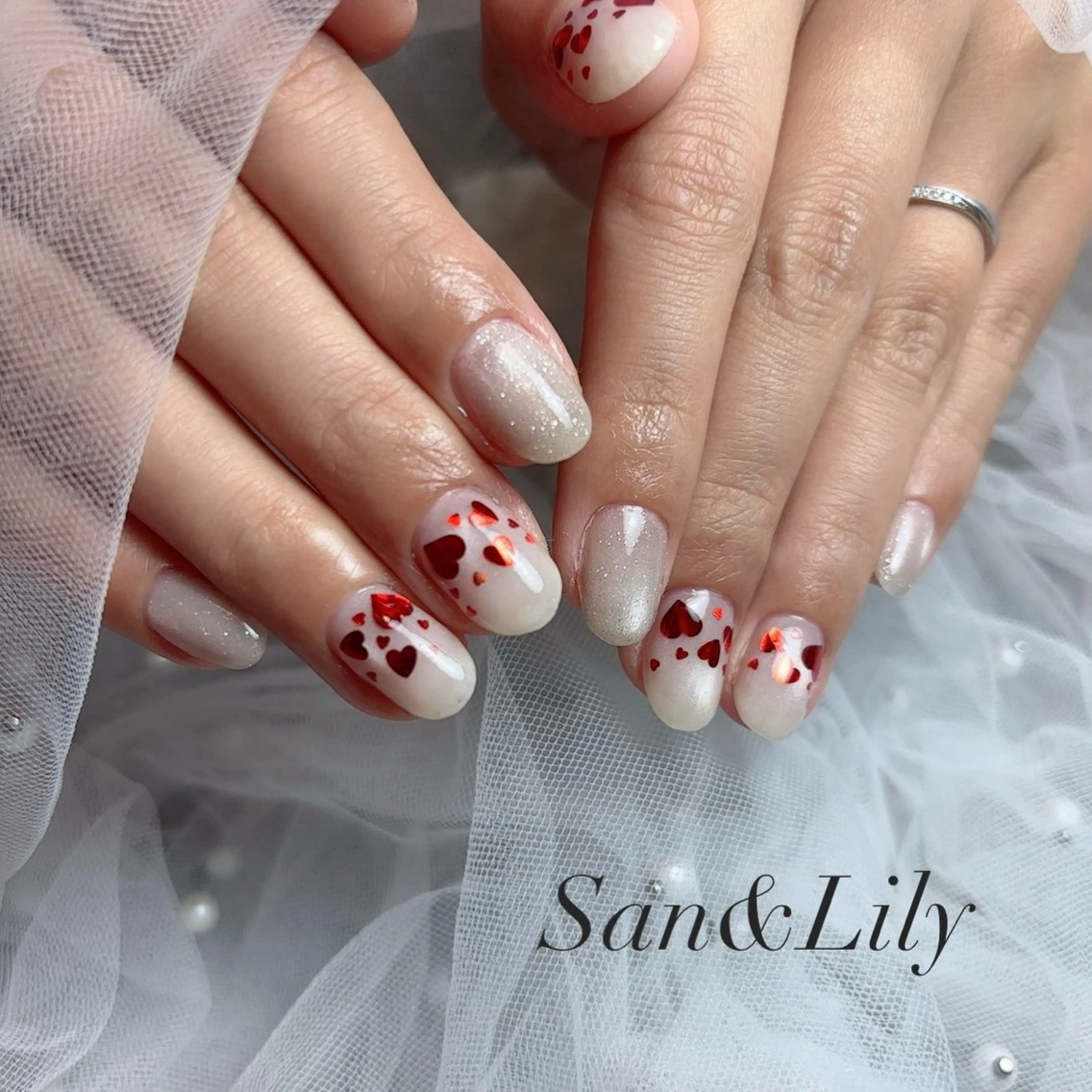 ネイル ハンドネイル San＆Lily madokaのネイルデザイン