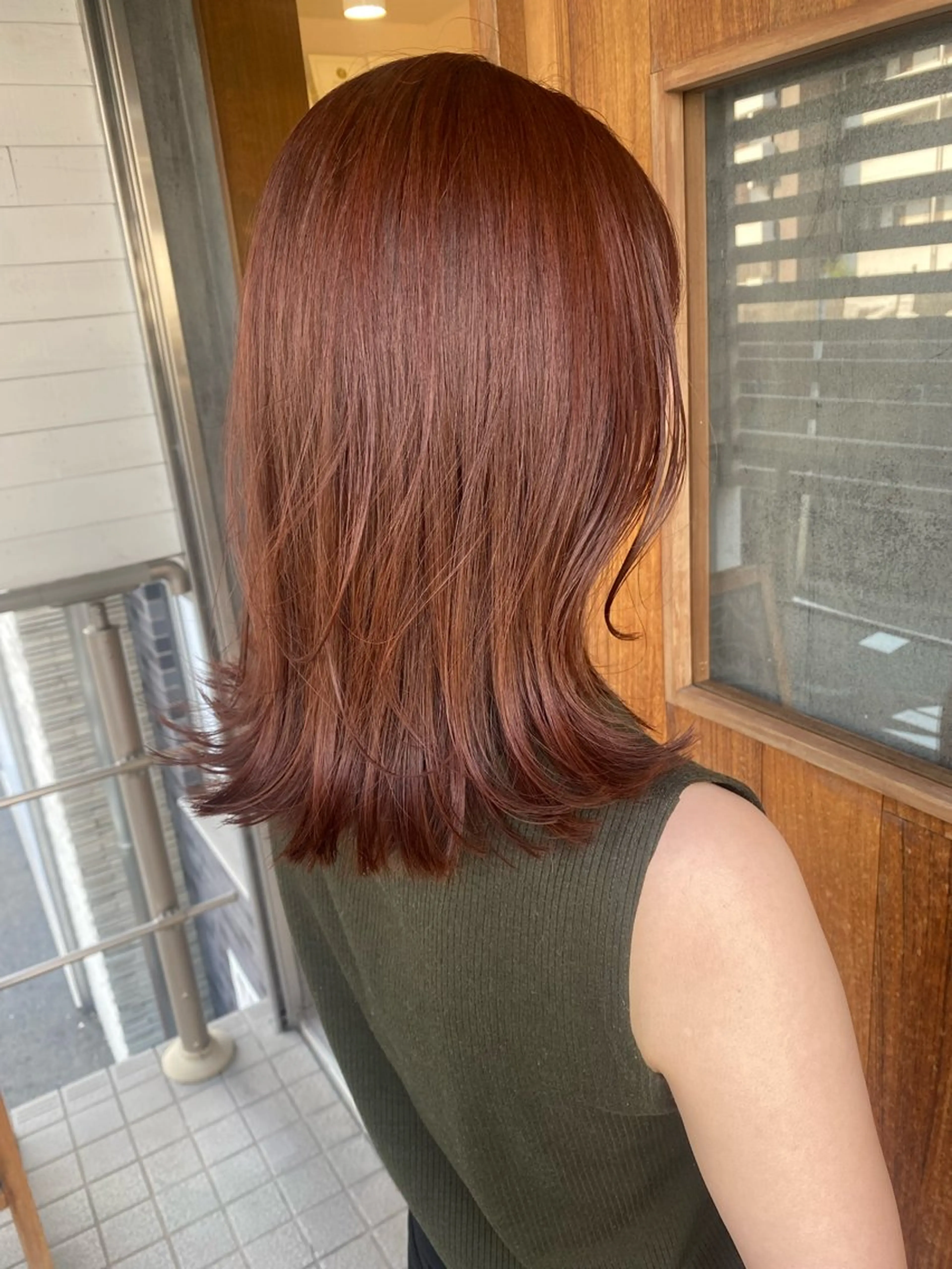 ミディアム 艶カラー/韓国風ヘア 🐈⬛sofy🐾のヘアスタイル