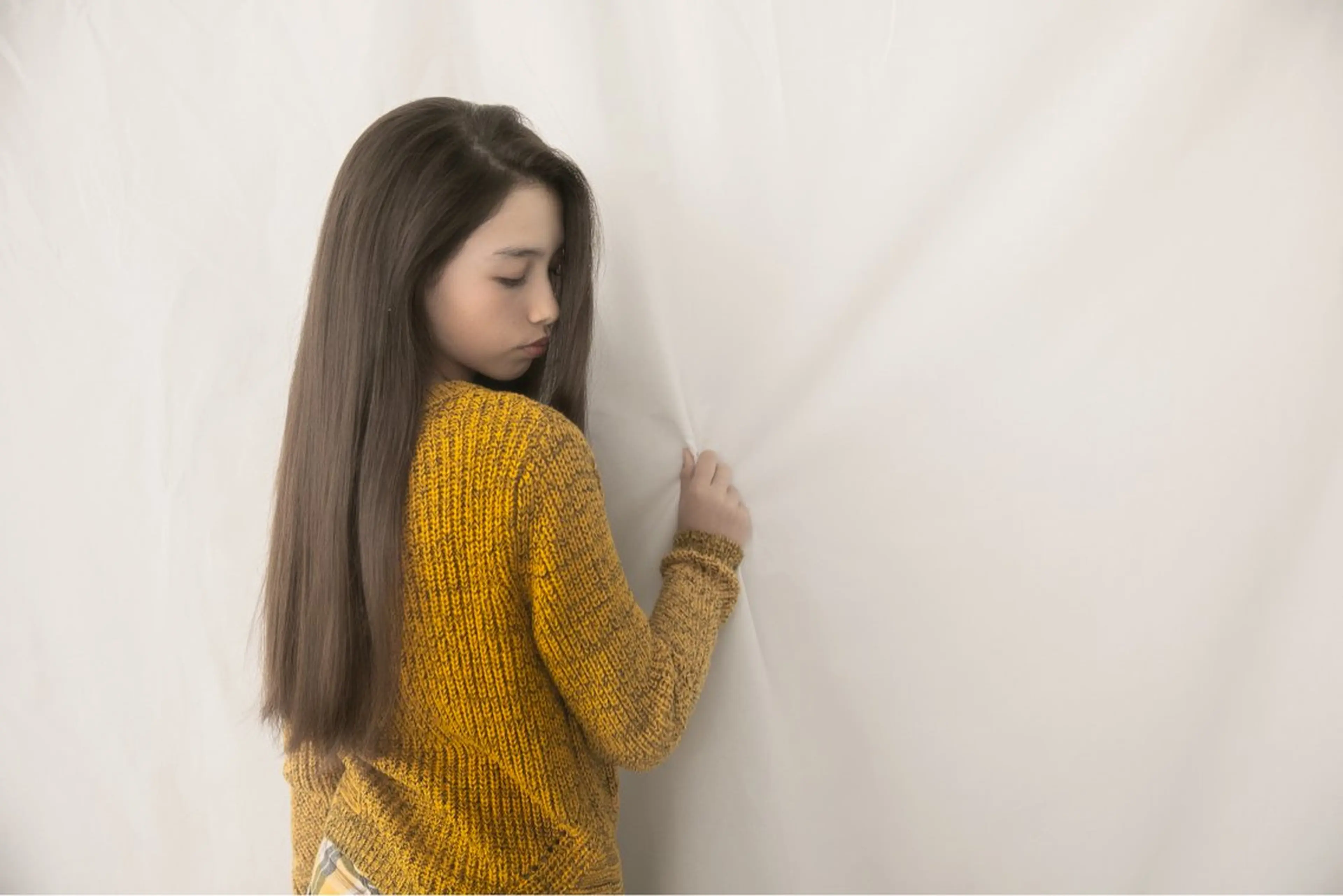 ミディアム ハイライト 髪質改善 小顔カット Endearing 銀座/レイヤーカットのヘアスタイル