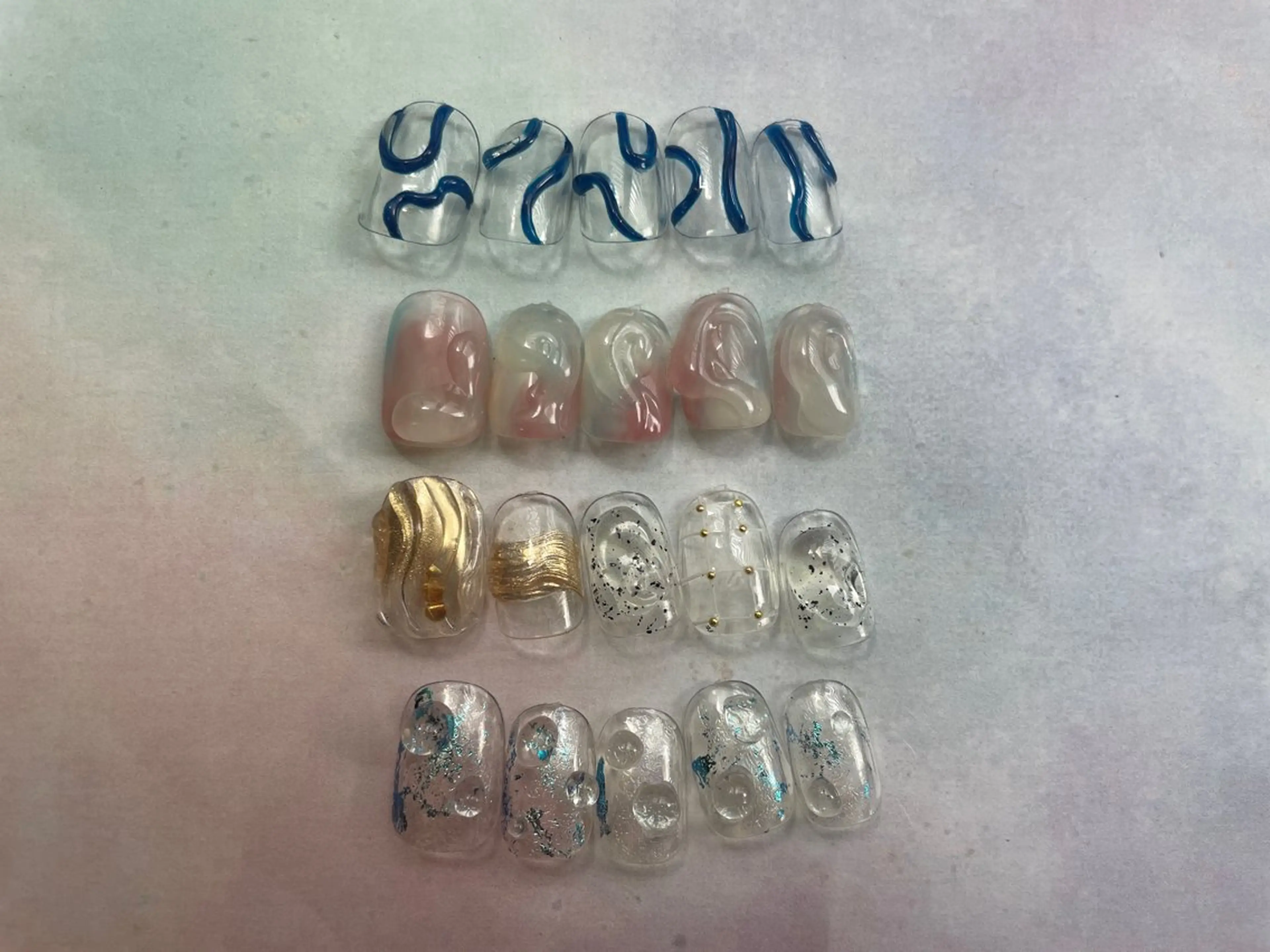 ネイル ハンドネイル フットネイル ゆびノさき茨木店 ニュアンス/アートのネイルデザイン