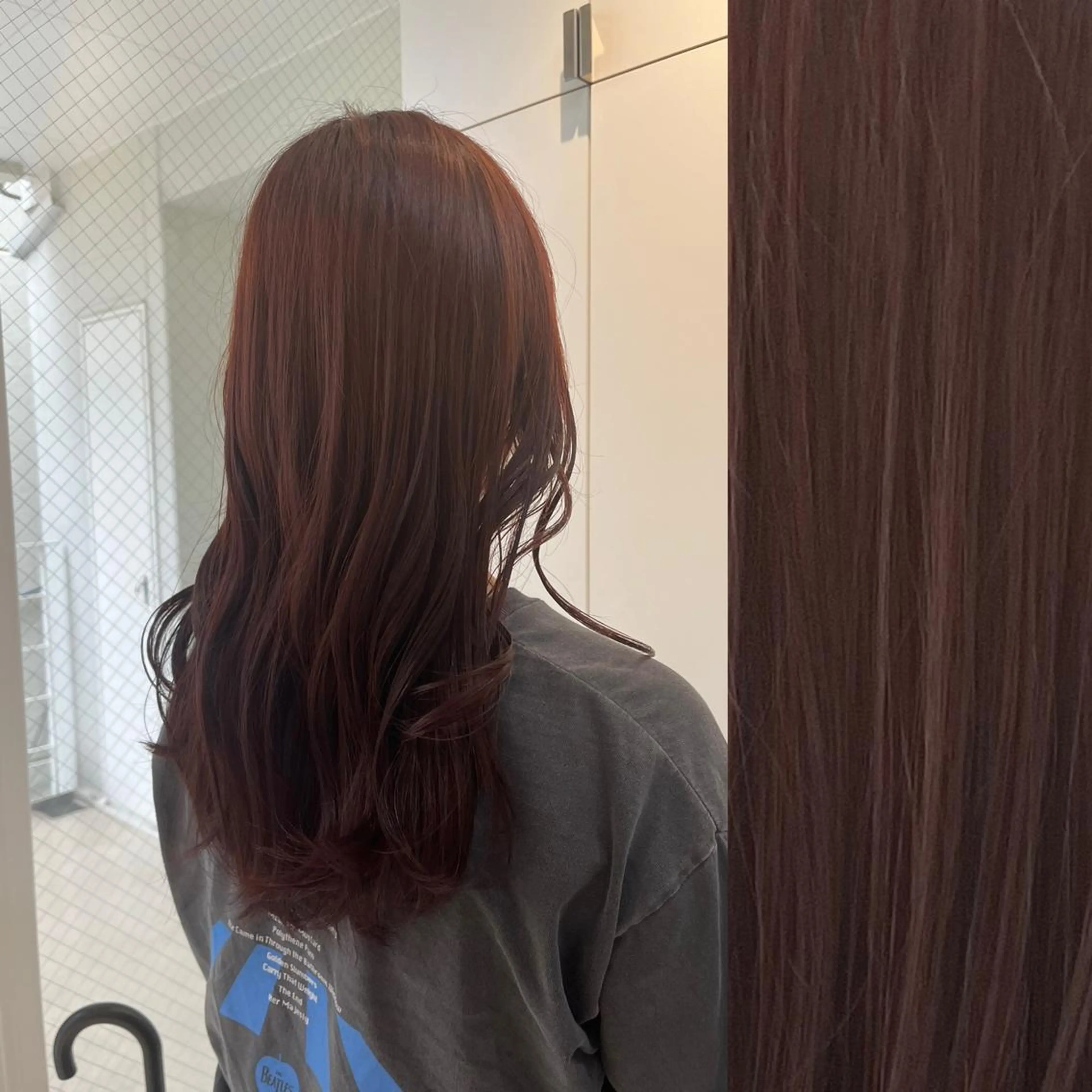 ロング カラー ヘアアレンジ ベージュカラー ブリーチ ブラウンカラー ケアブリーチ カシス stylist ◎RUKI.のヘアスタイル