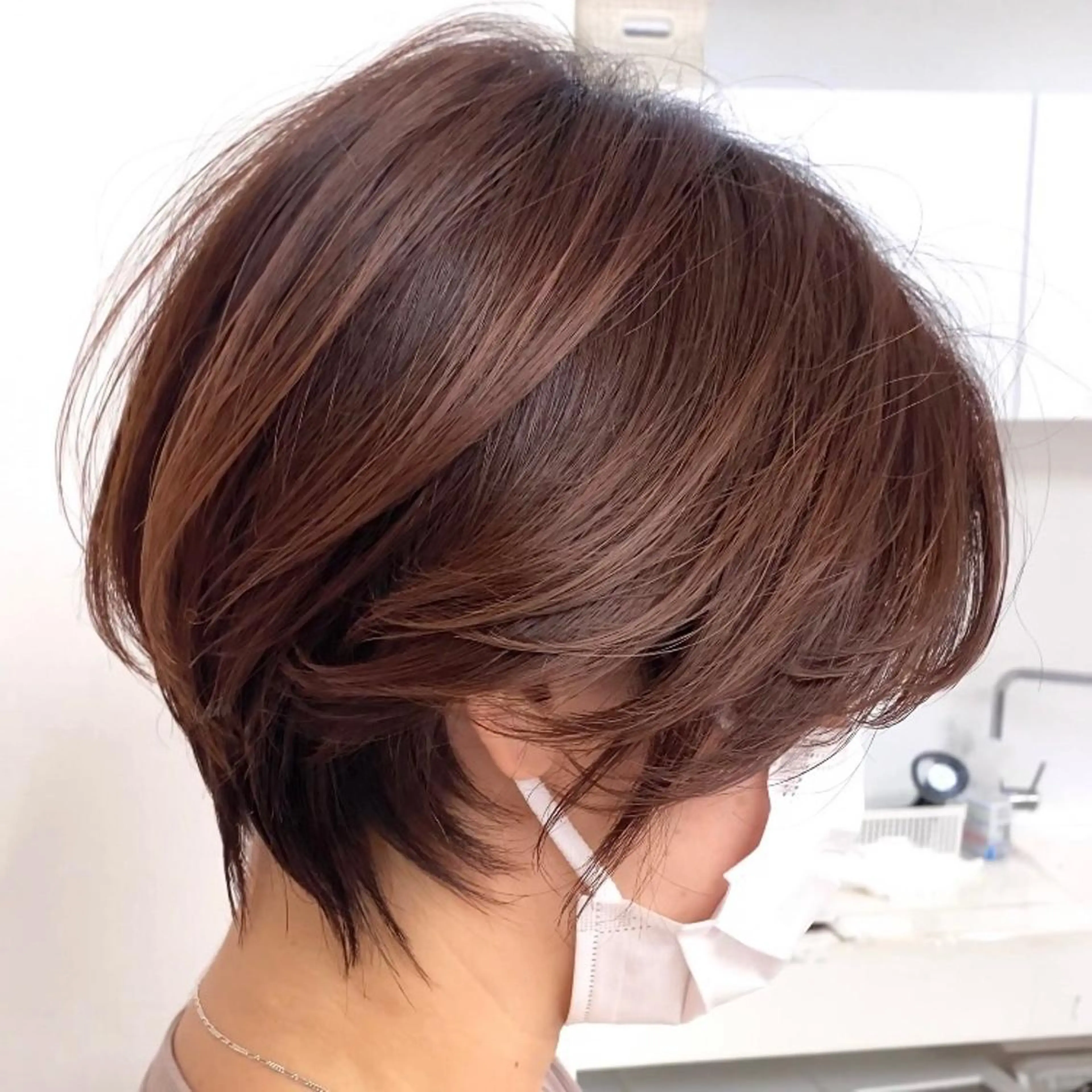 ショート カラー カット ヘアカラー トリートメント 平田 健一のヘアスタイル