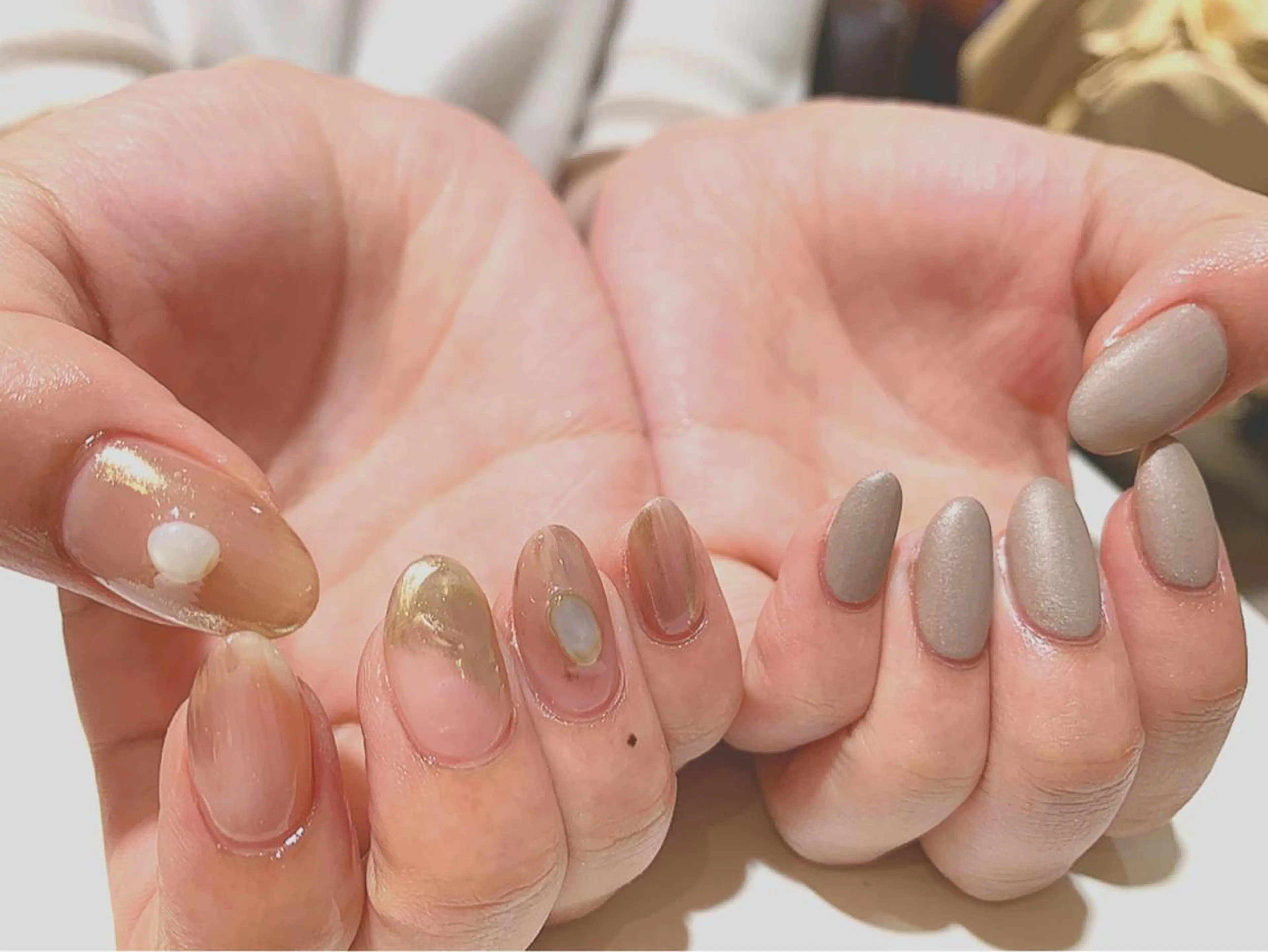 カラー パーマ ヘアアレンジ キッズ ネイル マツエク・マツパ feey ⁑erinaのネイルデザイン