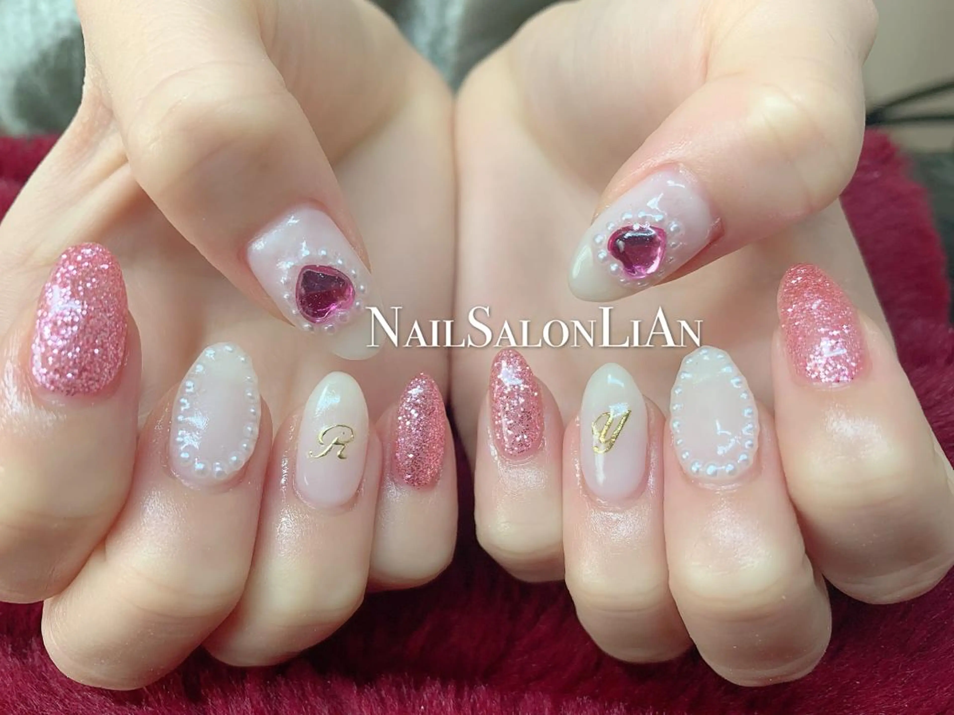ネイル 持ち込み ハンドネイル NailSalon LiAnのネイルデザイン