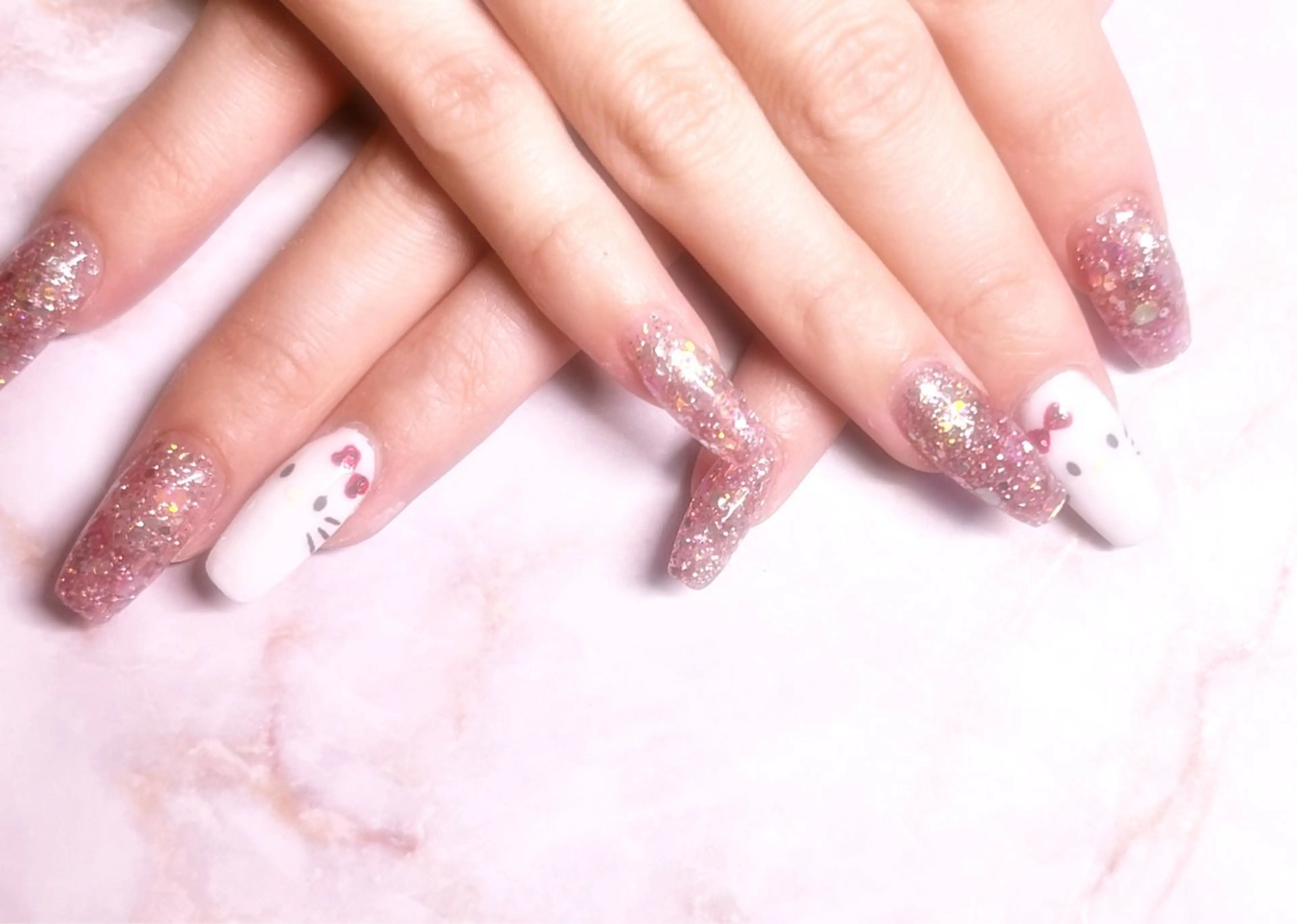 ネイル 長さ出し スカルプネイル plaisir所属・plaisir プレジールネイルのネイルデザイン