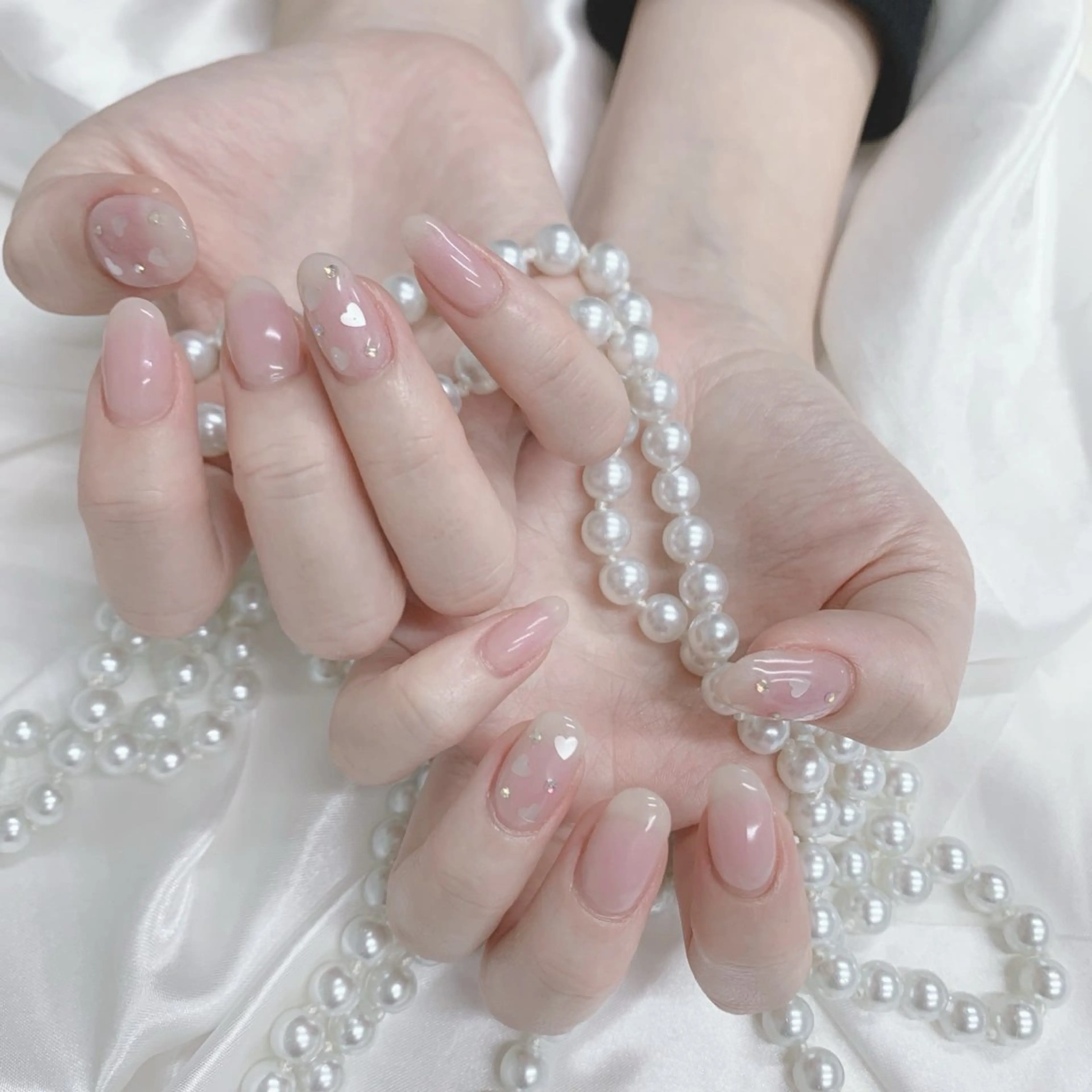 ネイル ハンドネイル ハンドケア Beauty Salon Ace（ネイルサロン　エース）所属・池袋フィルイン Ace♡長さだしのネイルデザイン