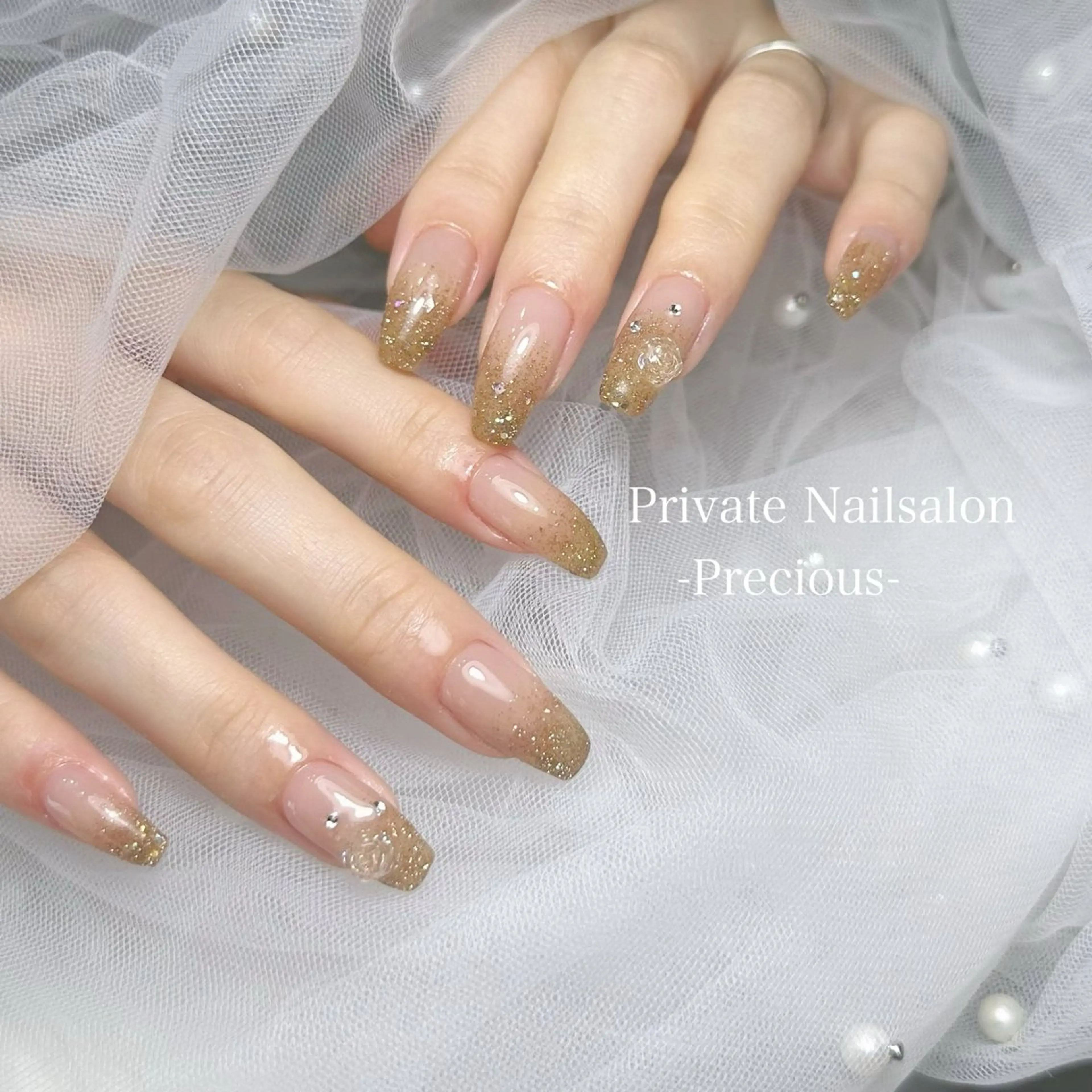 ネイル ハンドネイル Precious *･゜のネイルデザイン