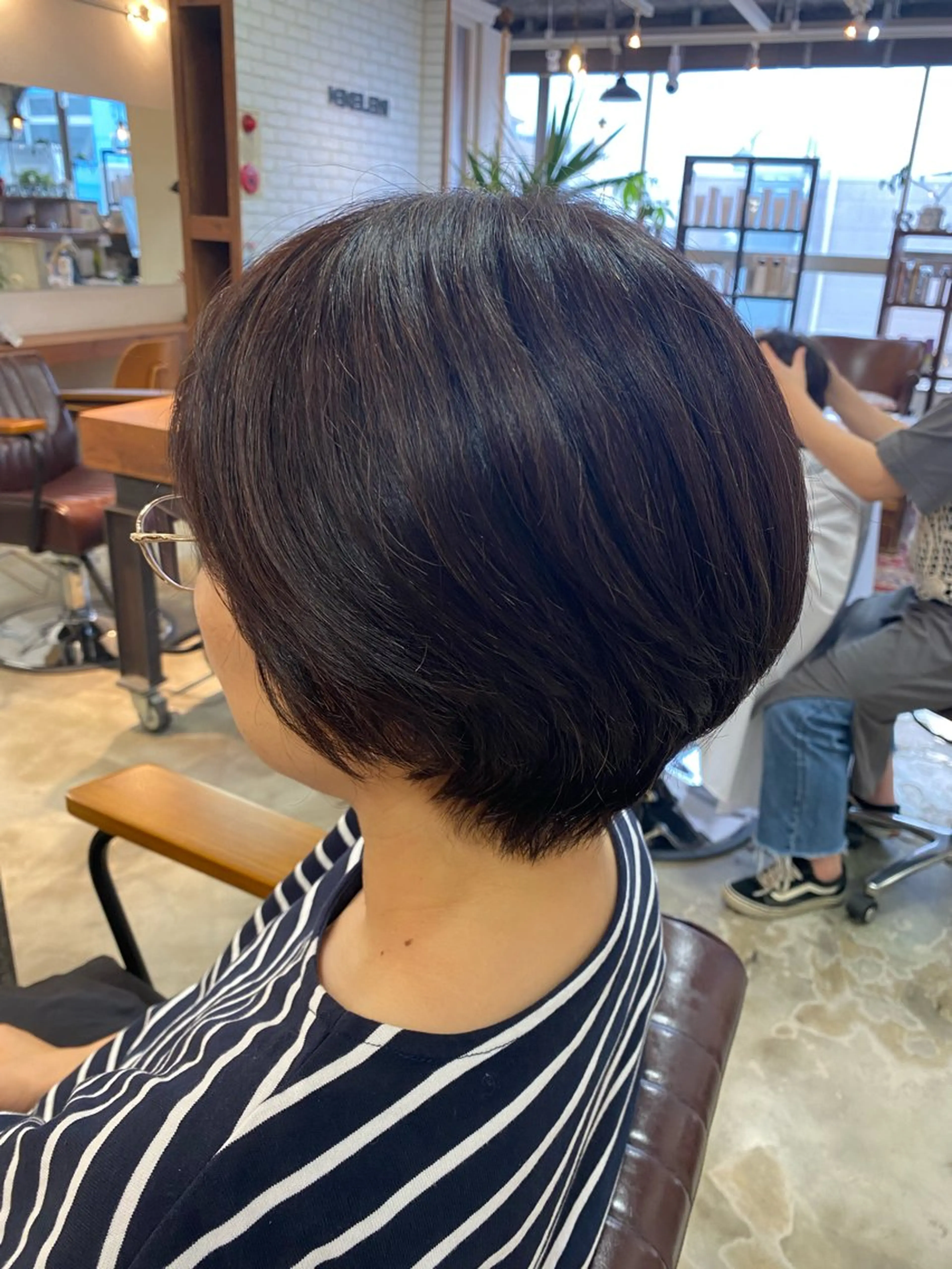 ショート ショートボブ ボブ ショートヘア 村上 真依子のヘアスタイル