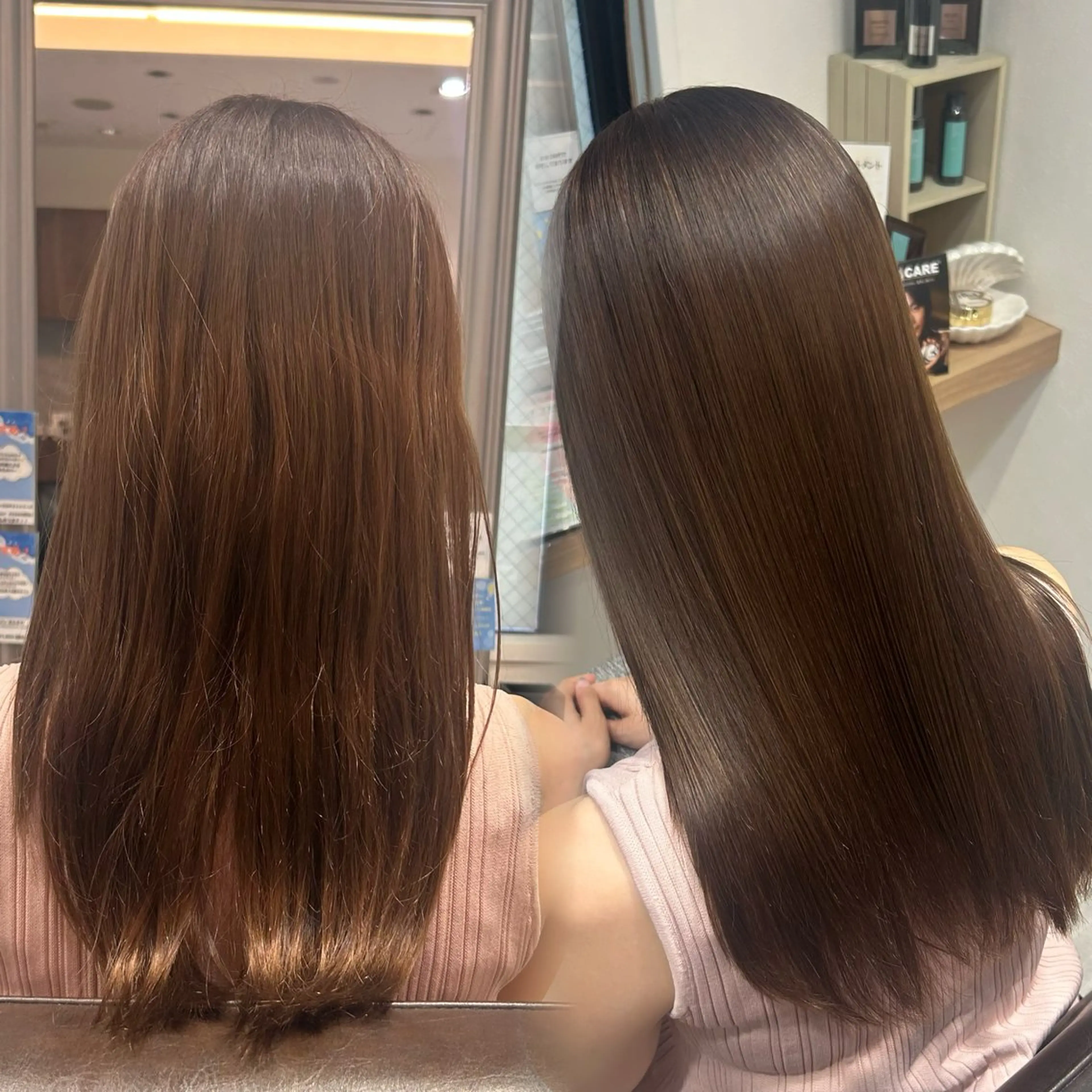 ロング 髪質改善 トリートメント トリートメント まい🎀ピンク💝 透明感/髪質改善のヘアスタイル