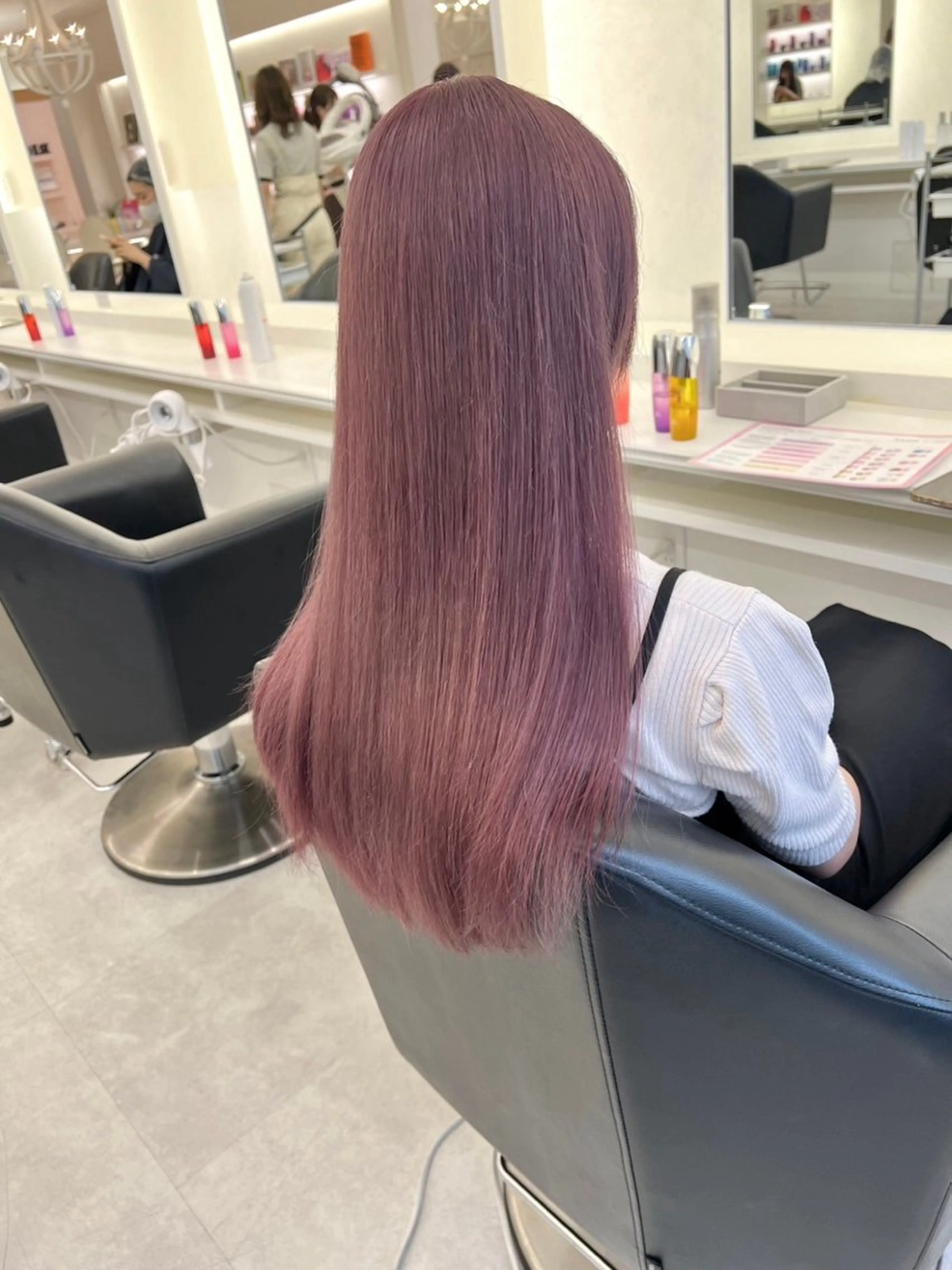 ロング カラー ヘアカラー ParveMix🍀 藤原愛未のヘアスタイル