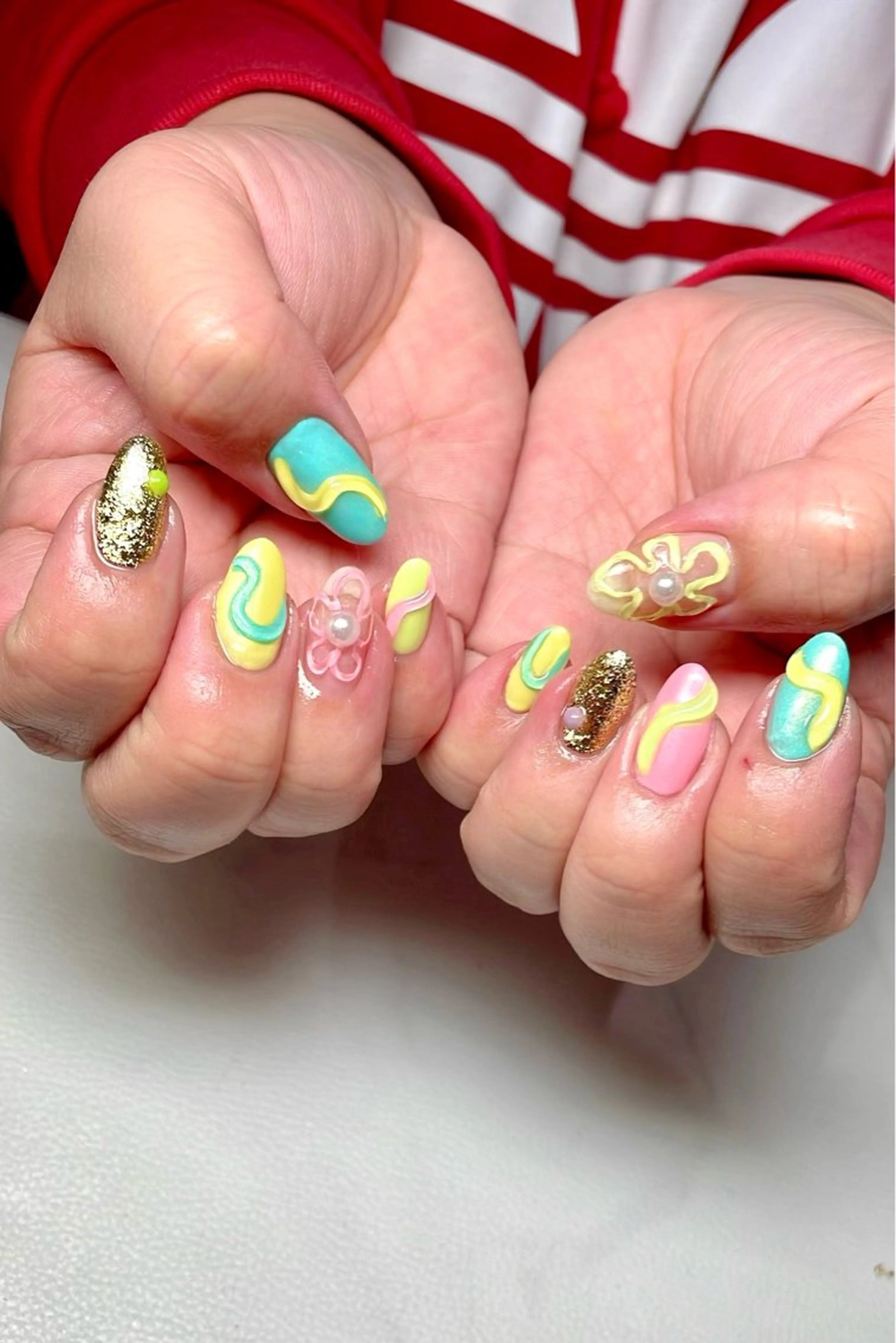 ネイル ハンドネイル lemon nailレモンネイルのネイルデザイン