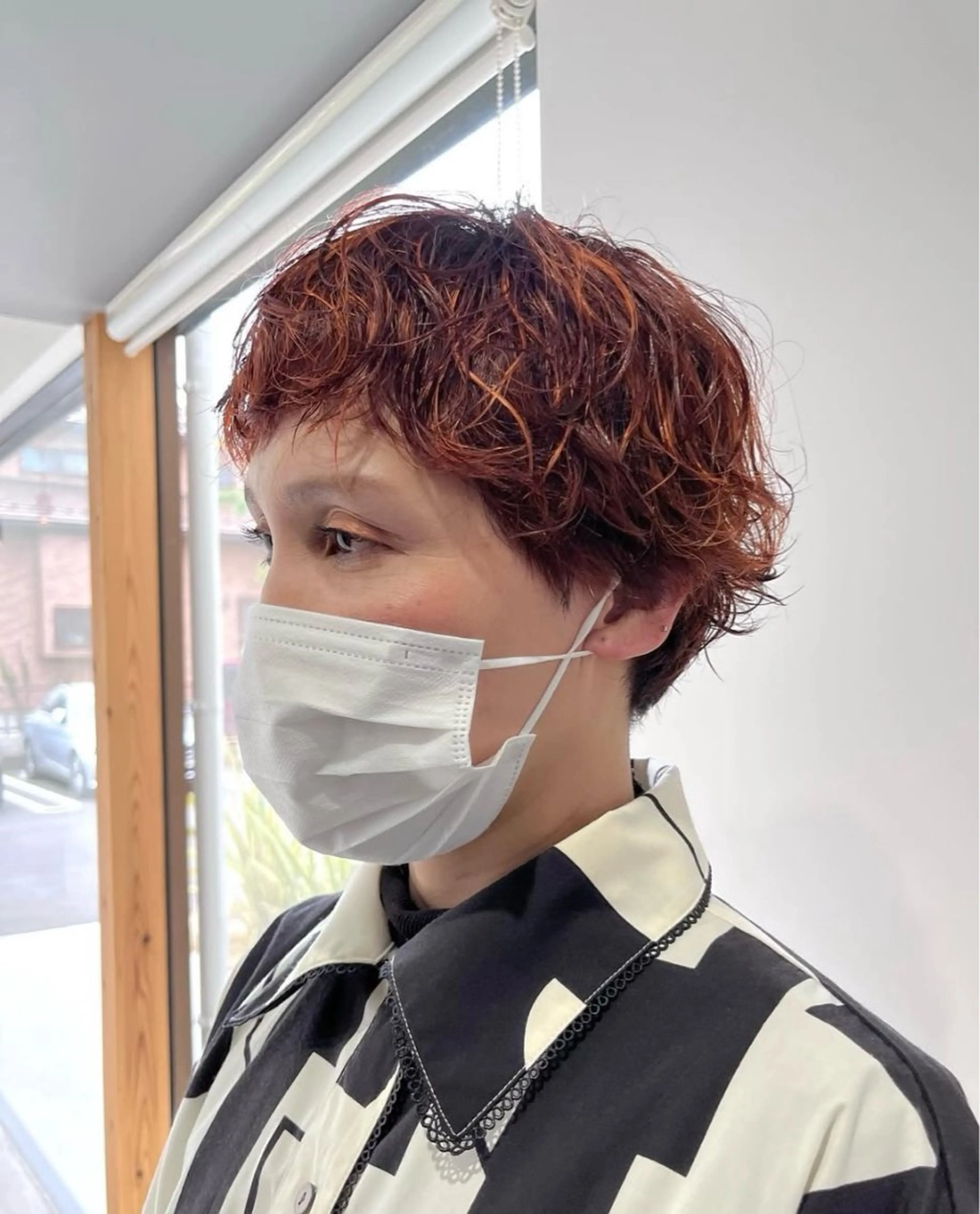 カラー オレンジ SalonEF 名駅店所属・SalonEF 芽生/MEIのマツエク・マツパデザイン