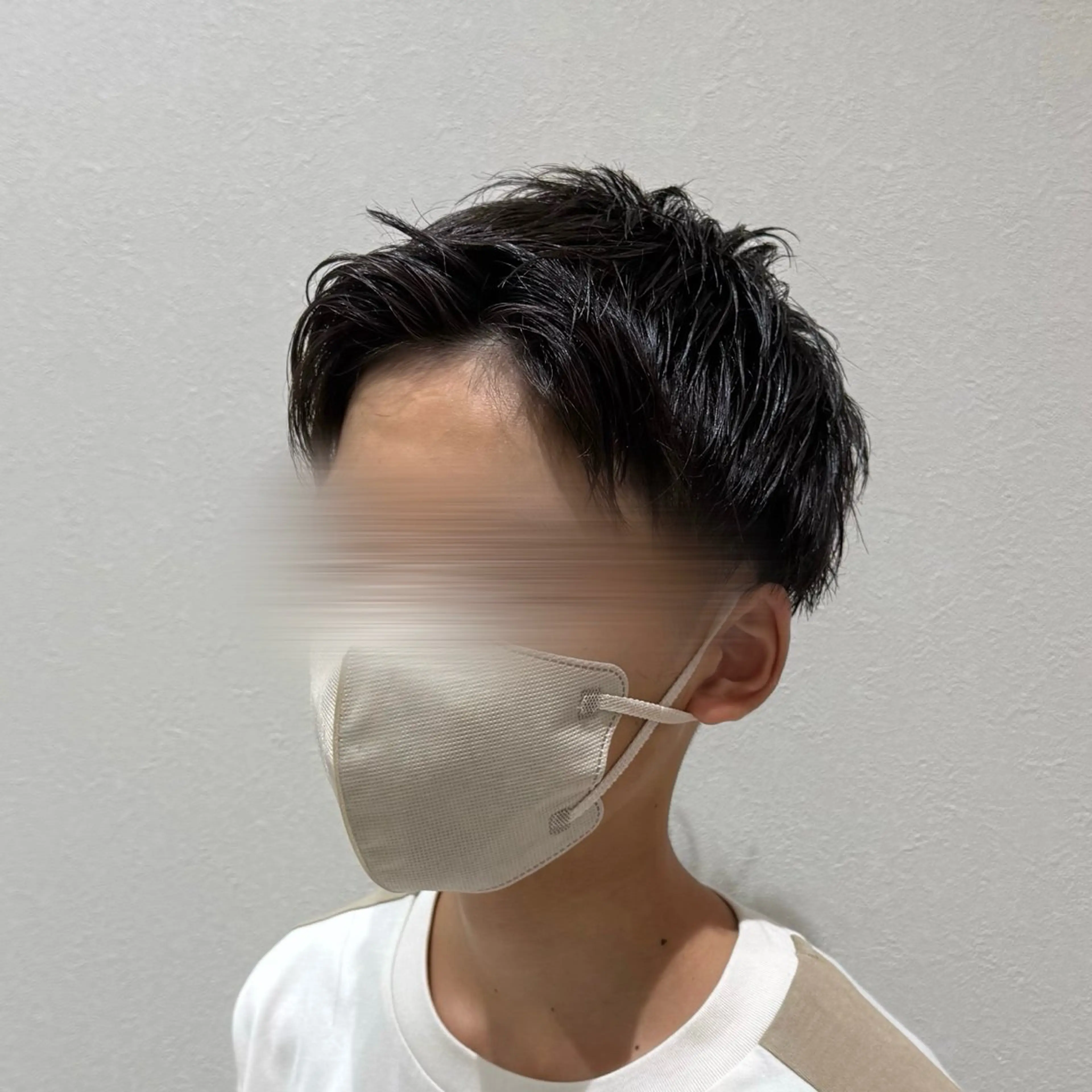 ショート メンズ カット 韓国レイヤー｜ 透明感カラー｜ココナのヘアスタイル