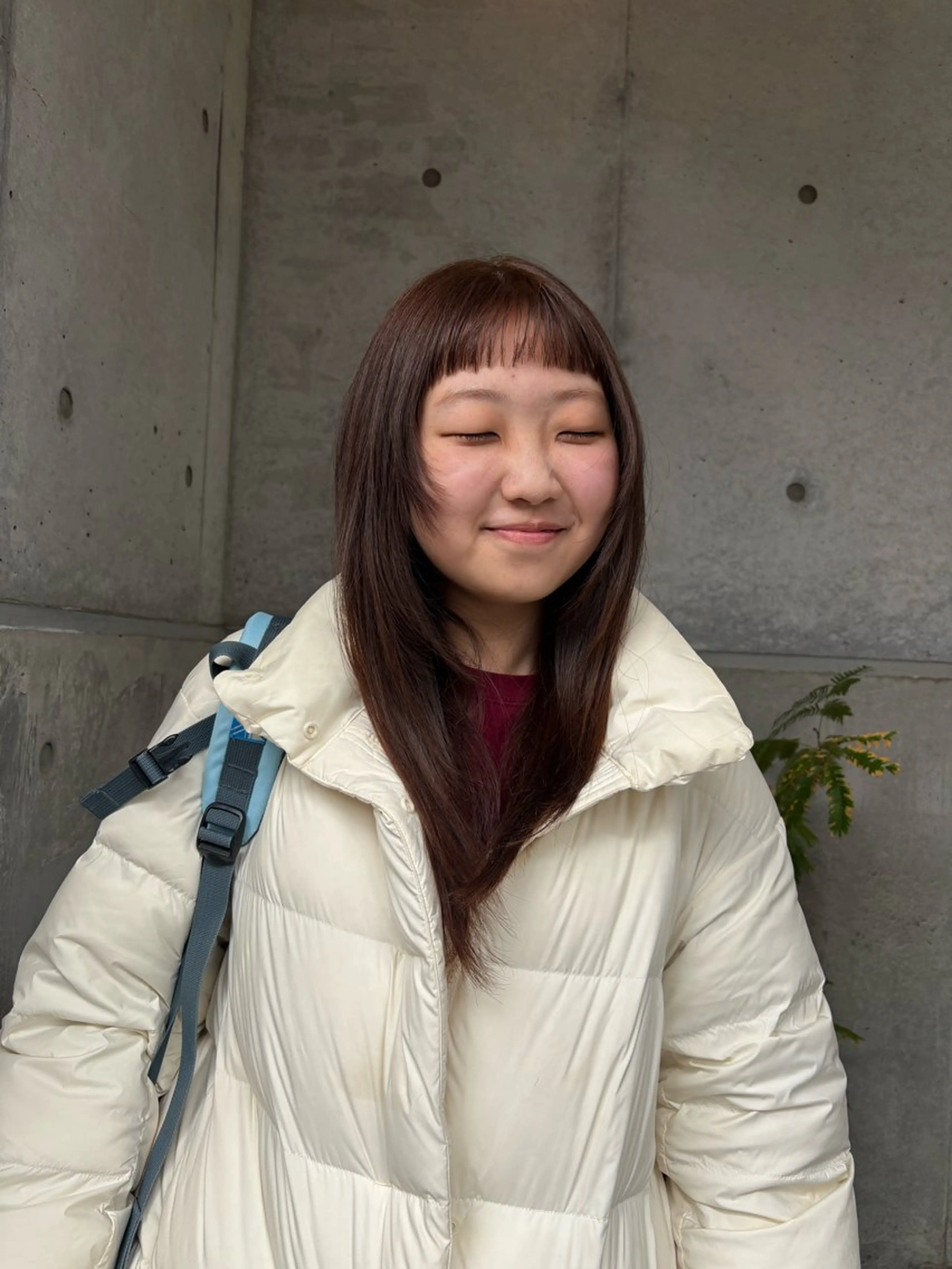 ロング オン眉 カット les baladins du miroir所属・🍃YURI 🍃のヘアスタイル