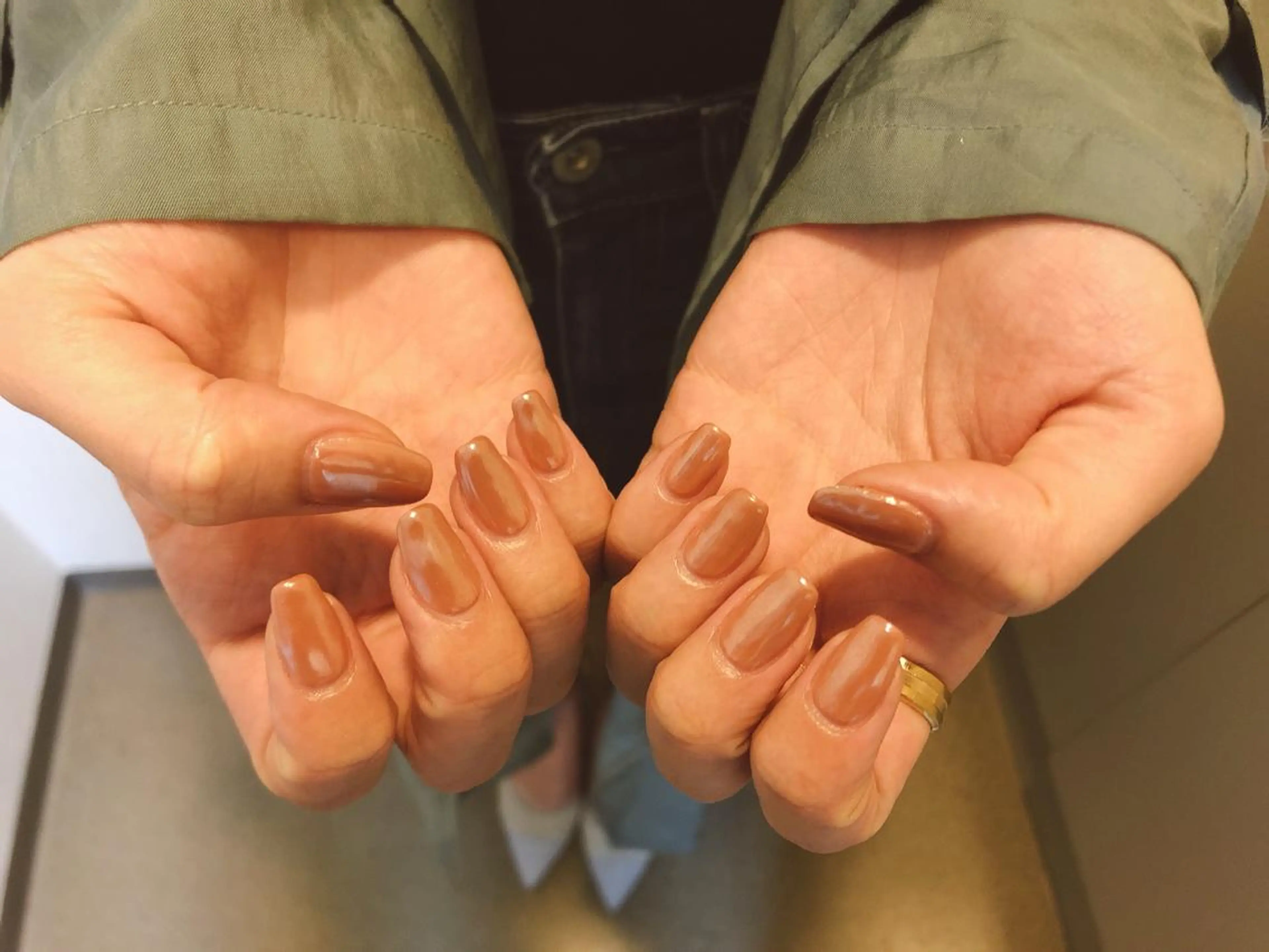 ネイル ワンカラーネイル kiki nail 二子玉川のネイルデザイン
