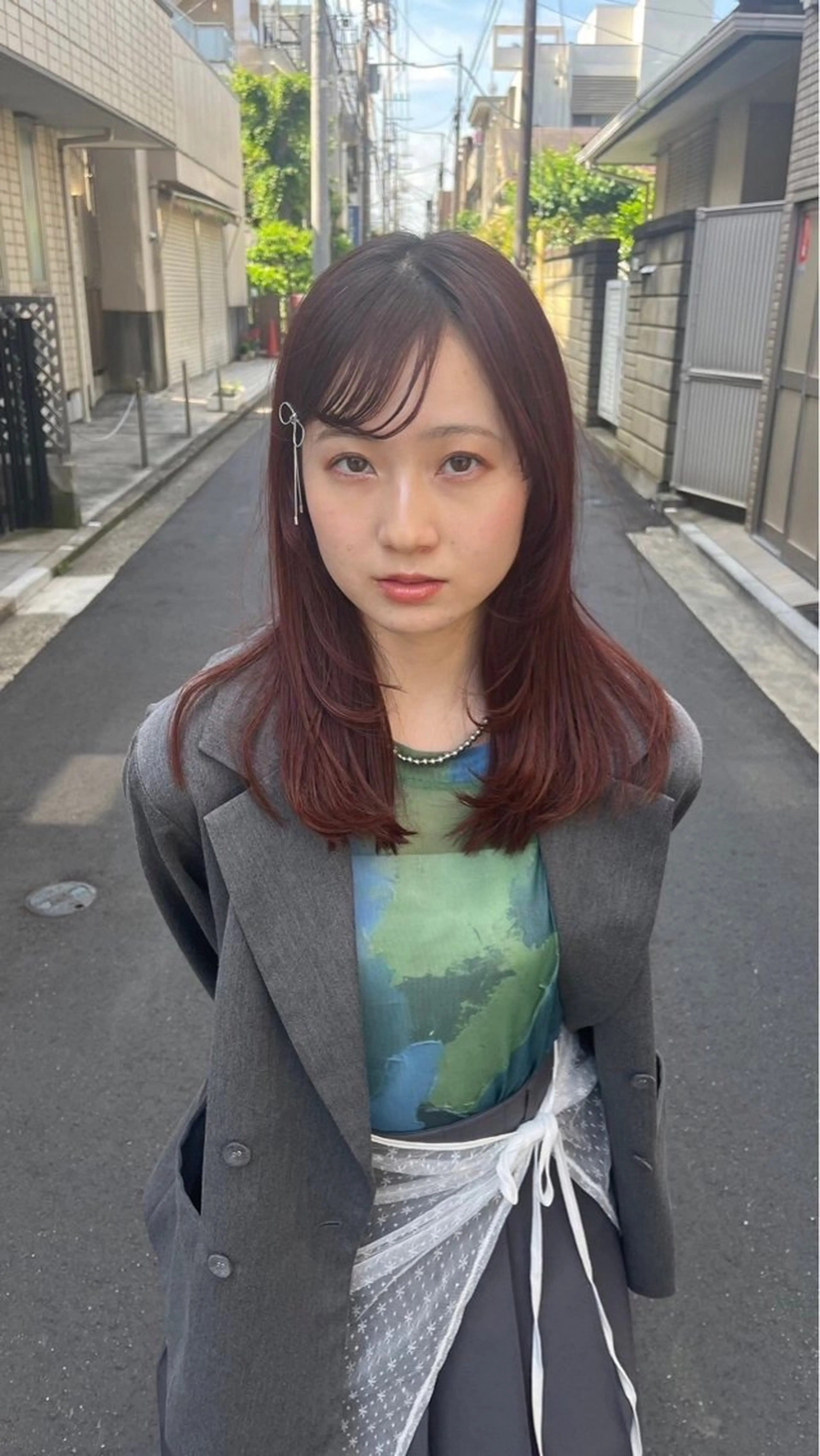 ロング カラー 🎀優姫 🎀  韓国レイヤーのヘアスタイル