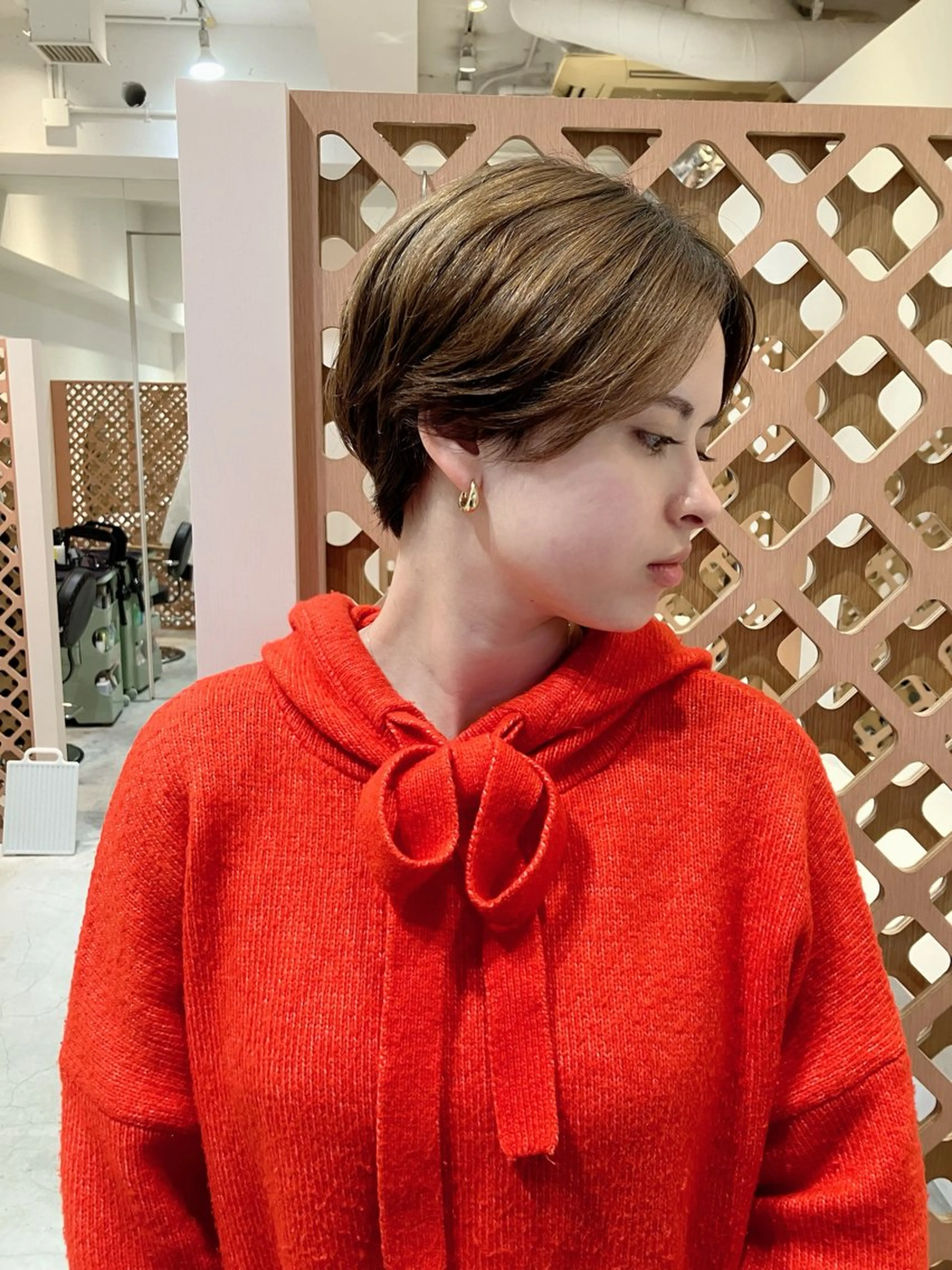 ショート パーマ ショートヘア ニュアンスパーマ カット パーマ 川間 将彦のヘアスタイル