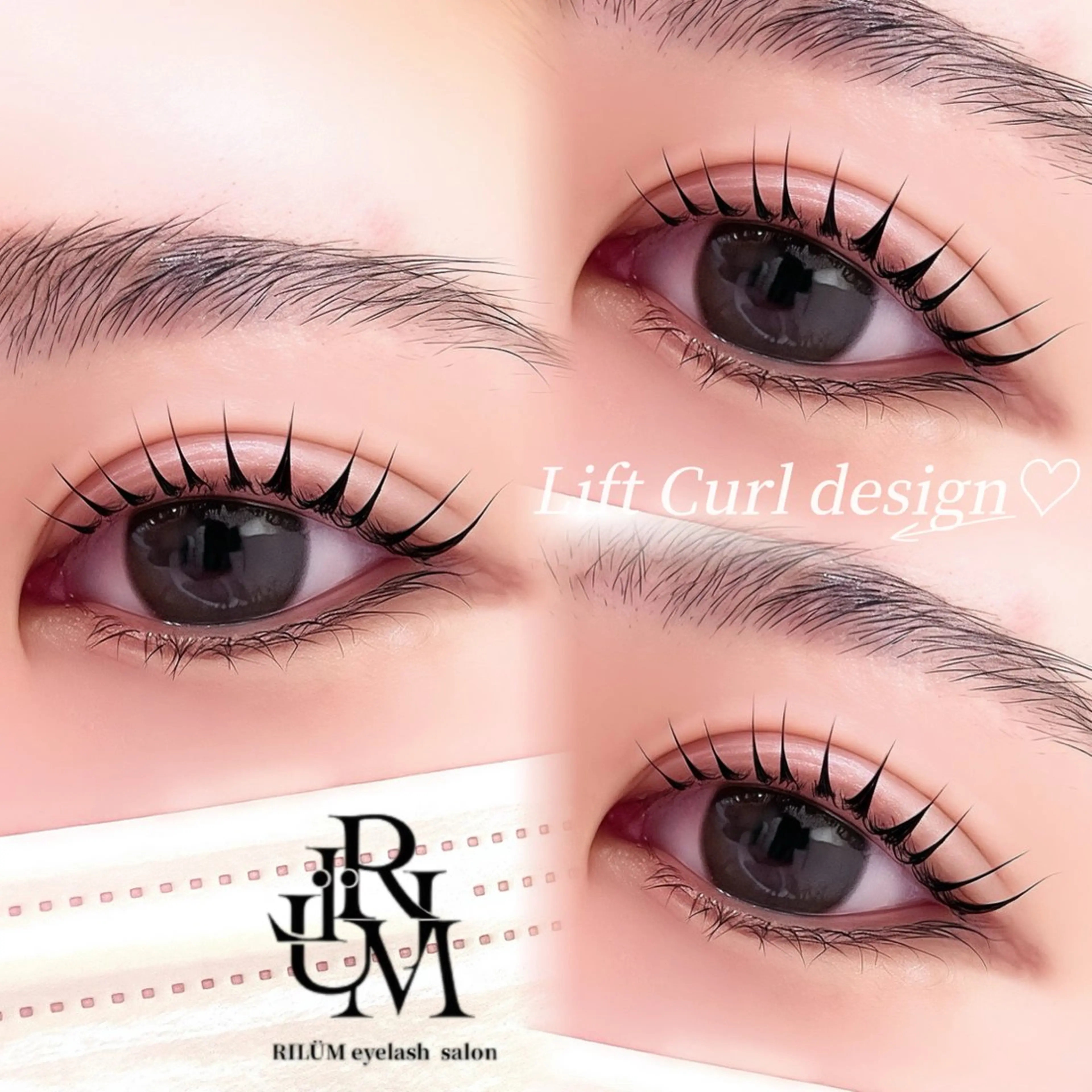 マツエク・マツパ 韓国風マツエク まつげパーマ 一重×まつ毛パーマ マツパ RILÜM/マツパ /eyelashのマツエク・マツパデザイン