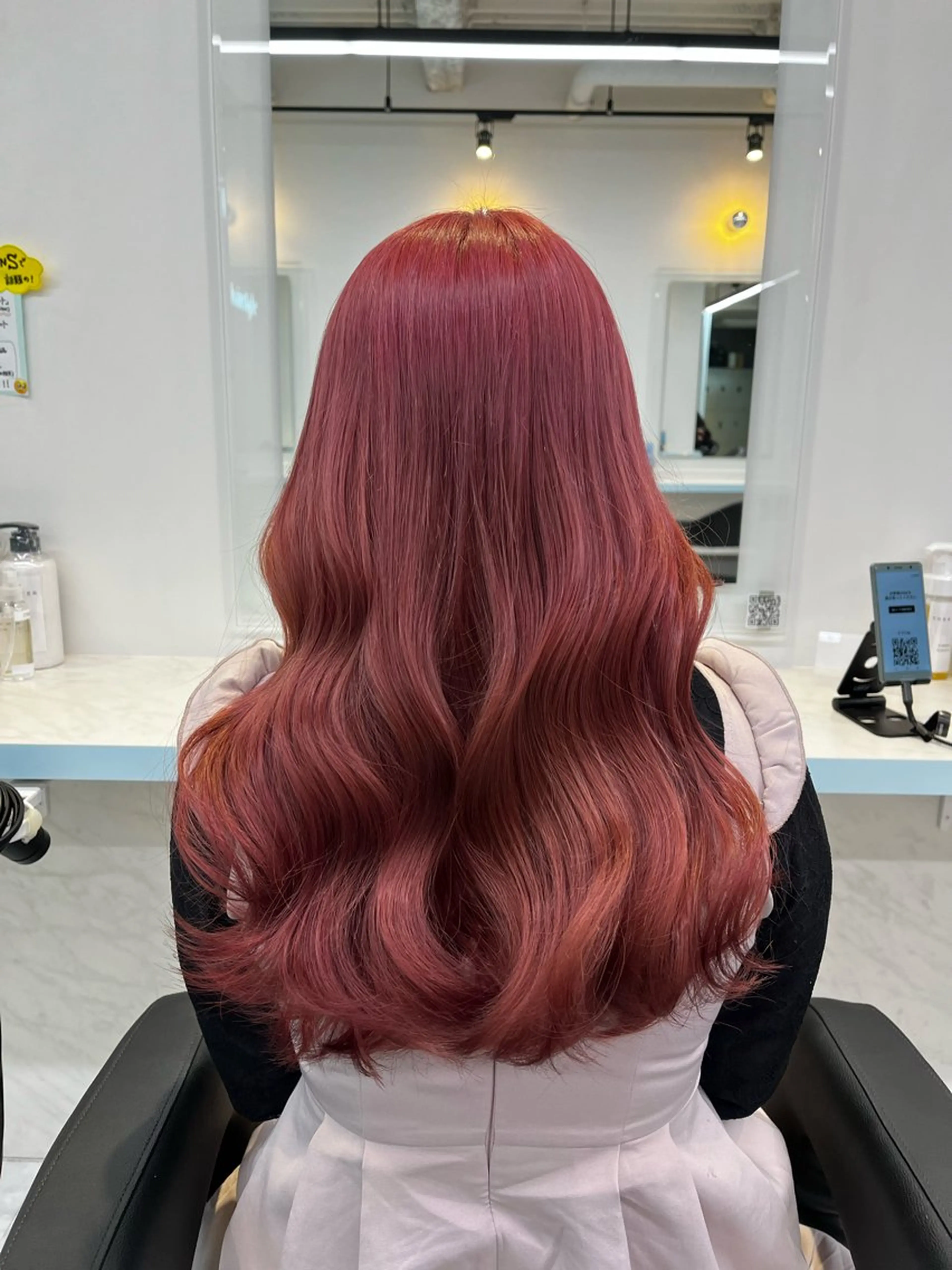 ロング カラー ピンクカラー ヘアカラー トリートメント ブリーチカラー 🩵MIZUKIのヘアスタイル