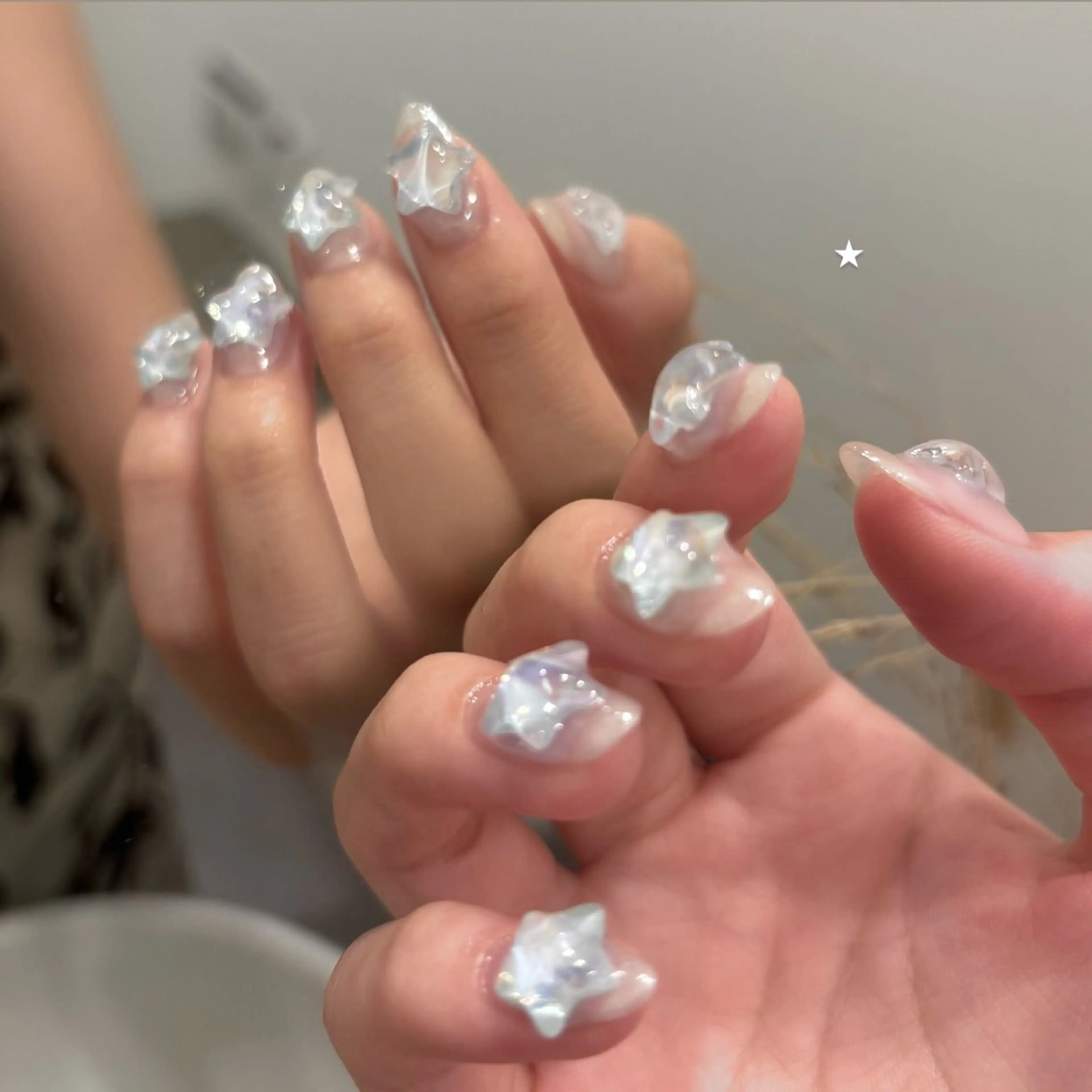 ネイル ハンドネイル 星 みづきのネイルデザイン