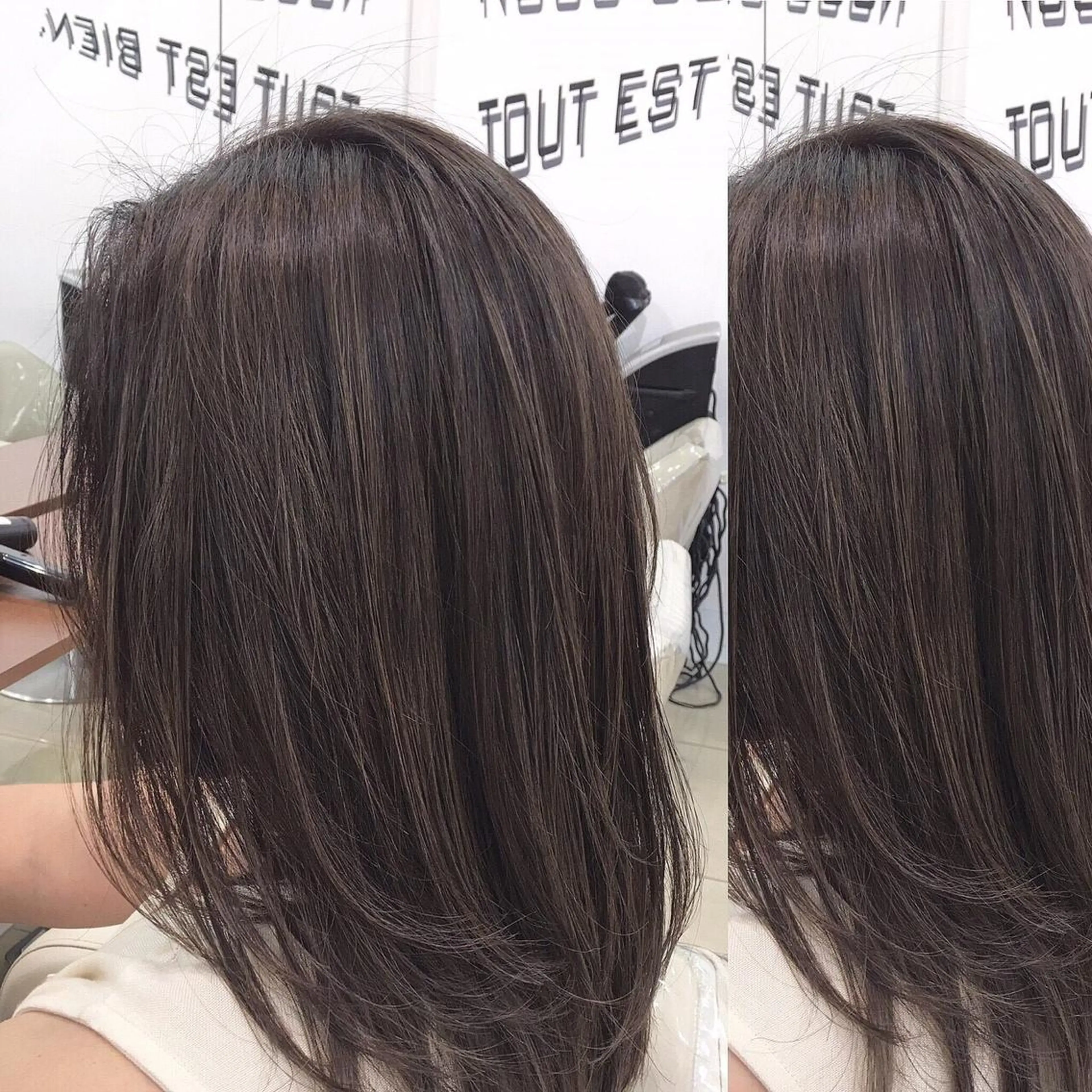 カラー 東梅田エリアカラー ヘアセットNo. 1のヘアスタイル