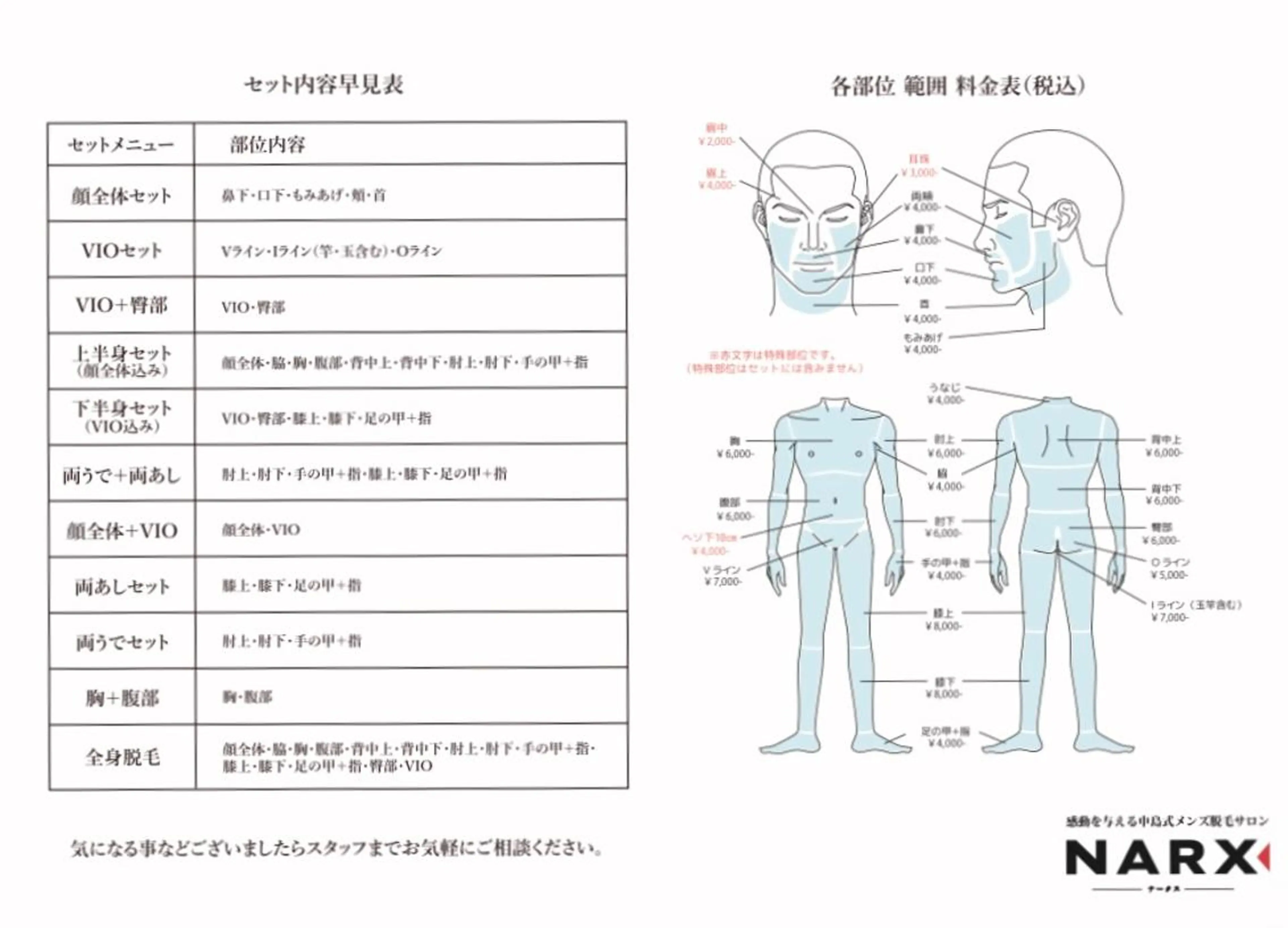 メンズ メンズ脱毛専門17年 中島ひろきのエステ・リラクイメージ