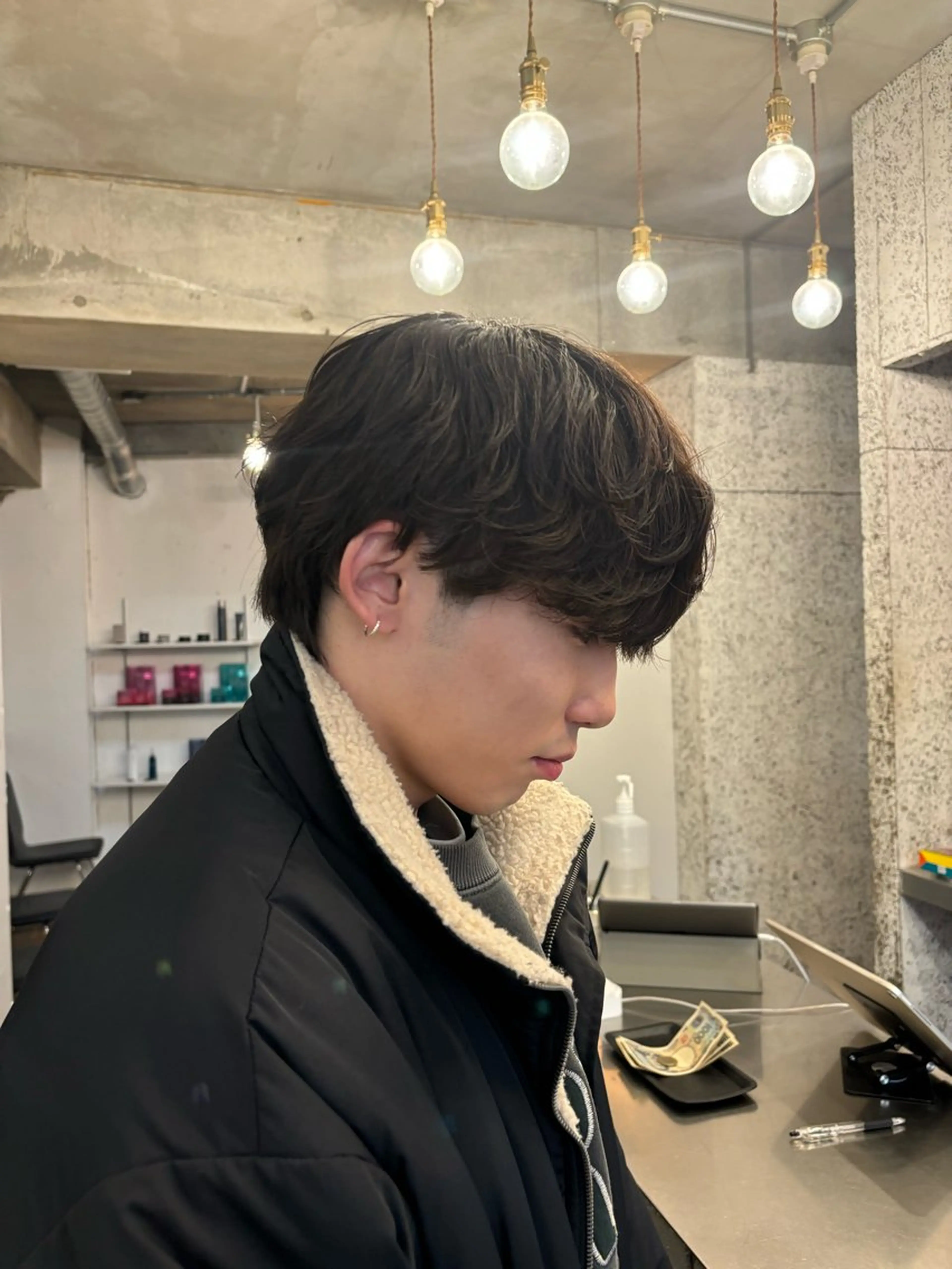 ショート パーマ メンズ fifth 庄子愛彩のヘアスタイル