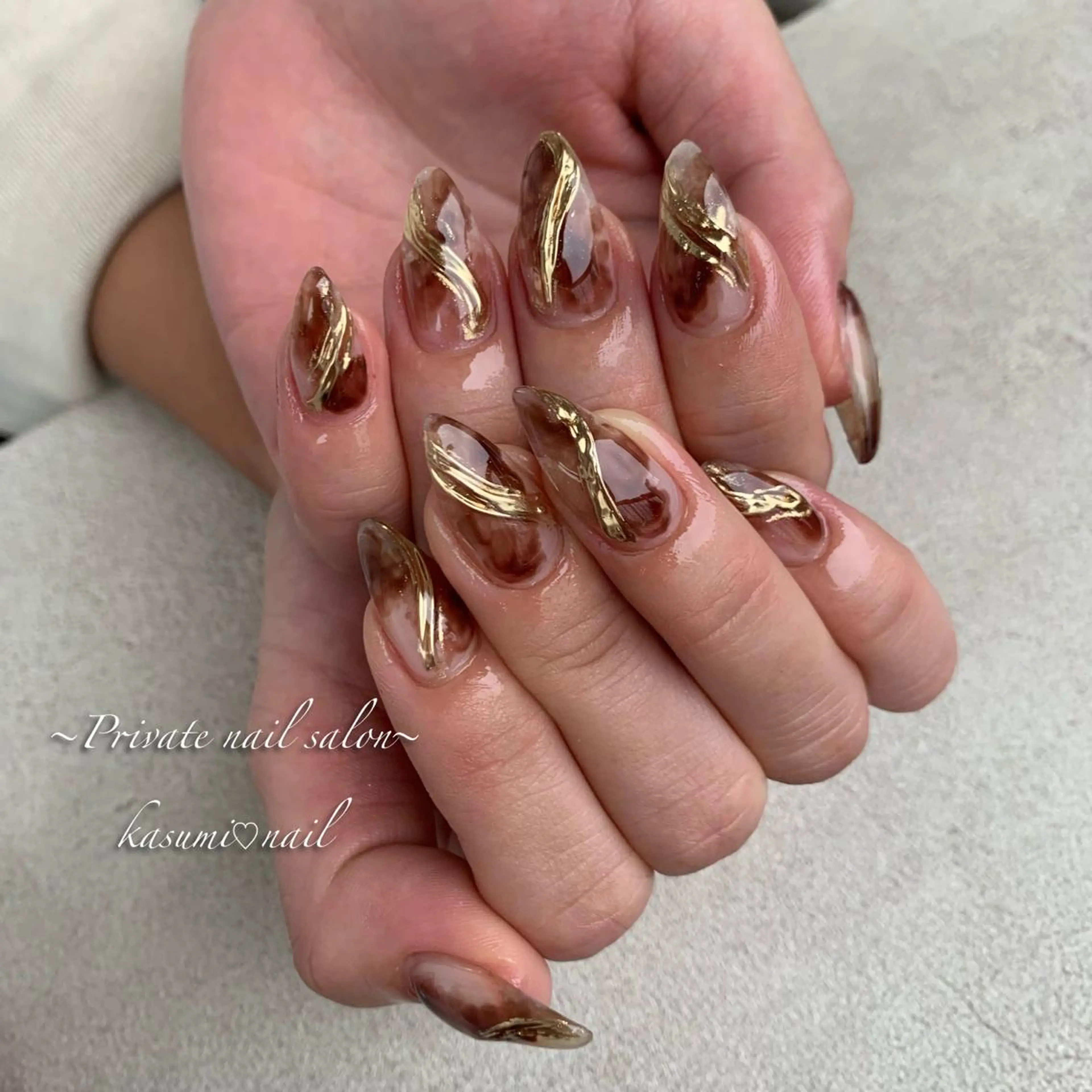 ネイル ラメ(グリッター) マグネットネイル ミラーネイル ニュアンスネイル 冬ネイル KASUMI♡ Nailのネイルデザイン