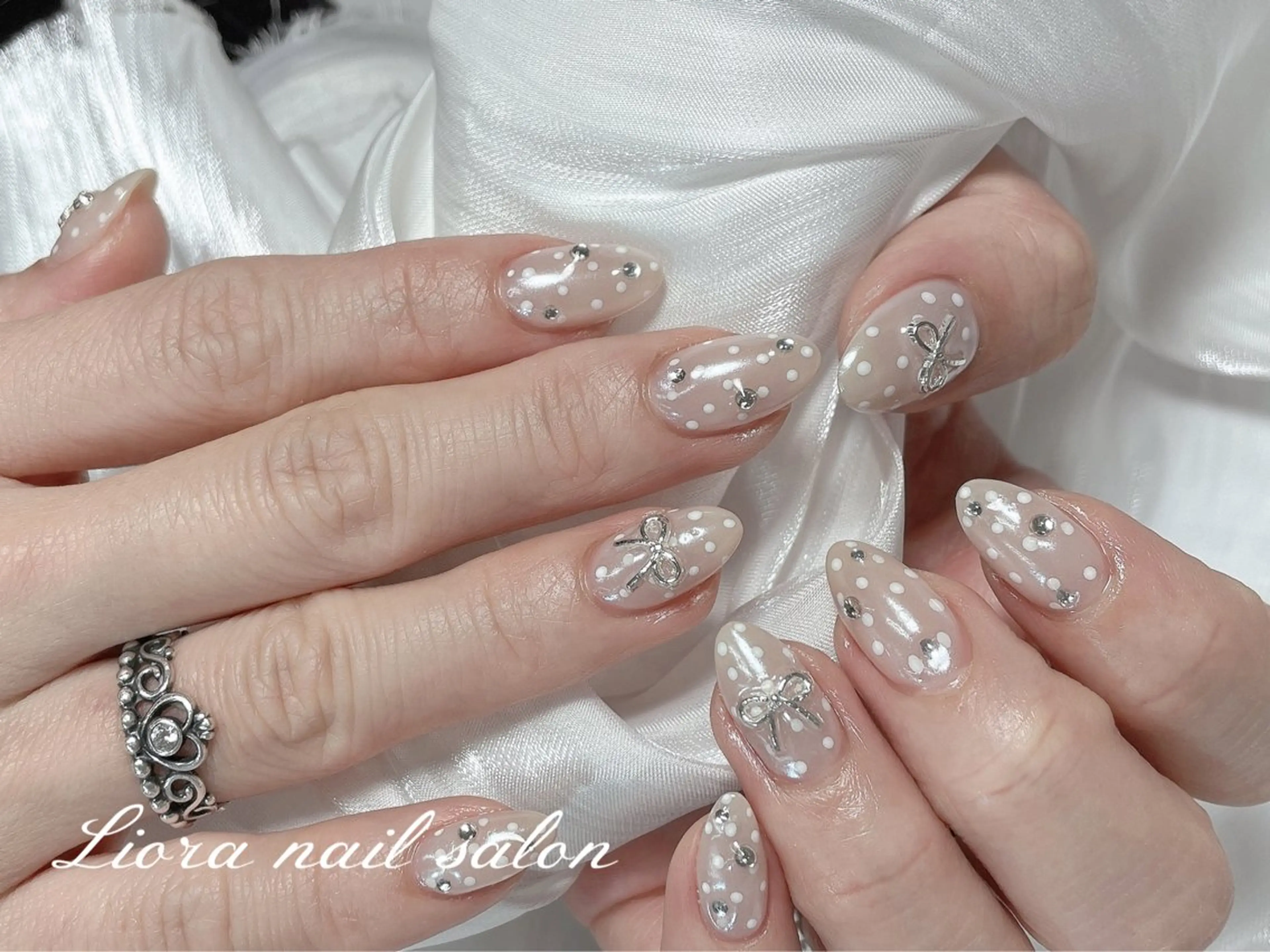 ネイル チークネイル フットネイル フレンチネイル ジェルネイル ガーリー ハンドネイル Liora nail スカルプ専門店のネイルデザイン