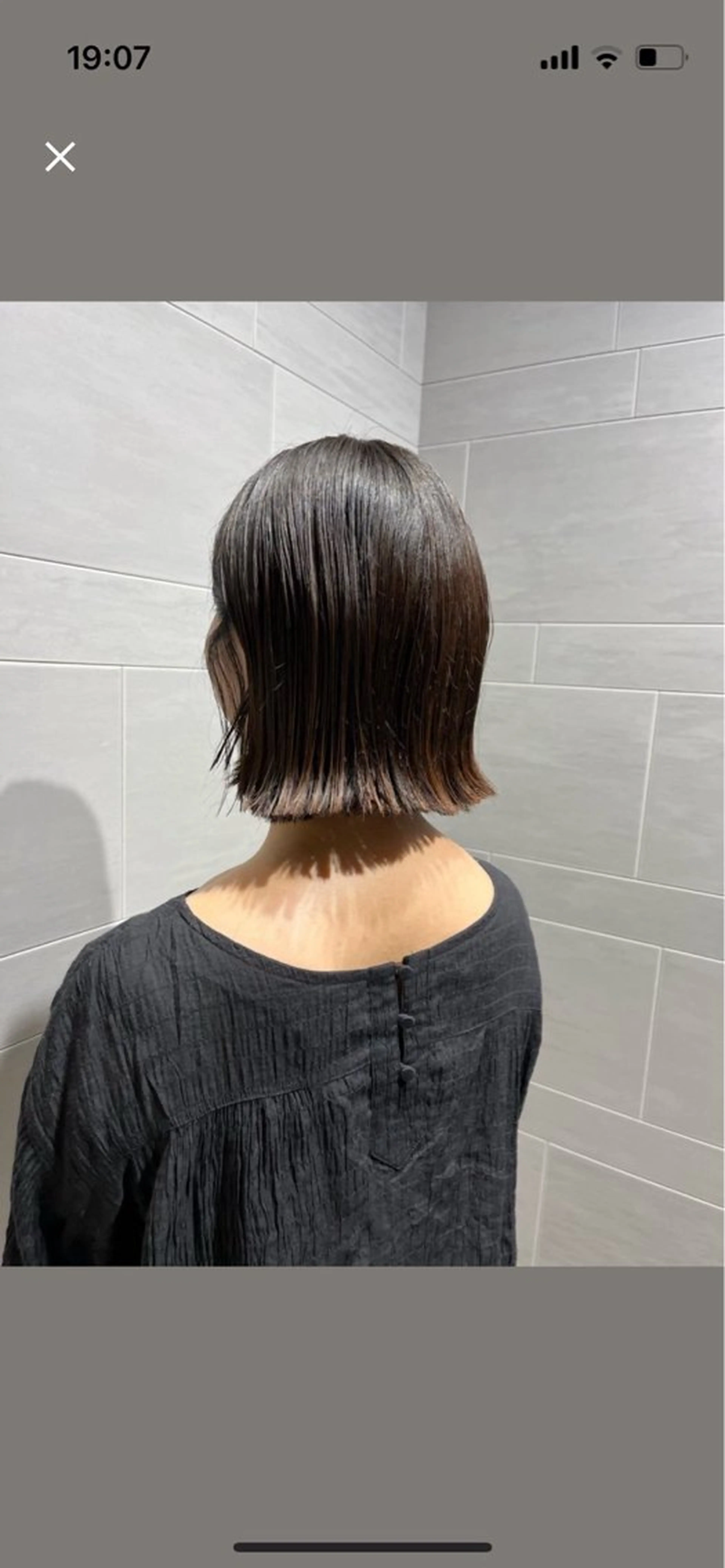 ミディアム カット ヘアカラー 井口 カオリのヘアスタイル