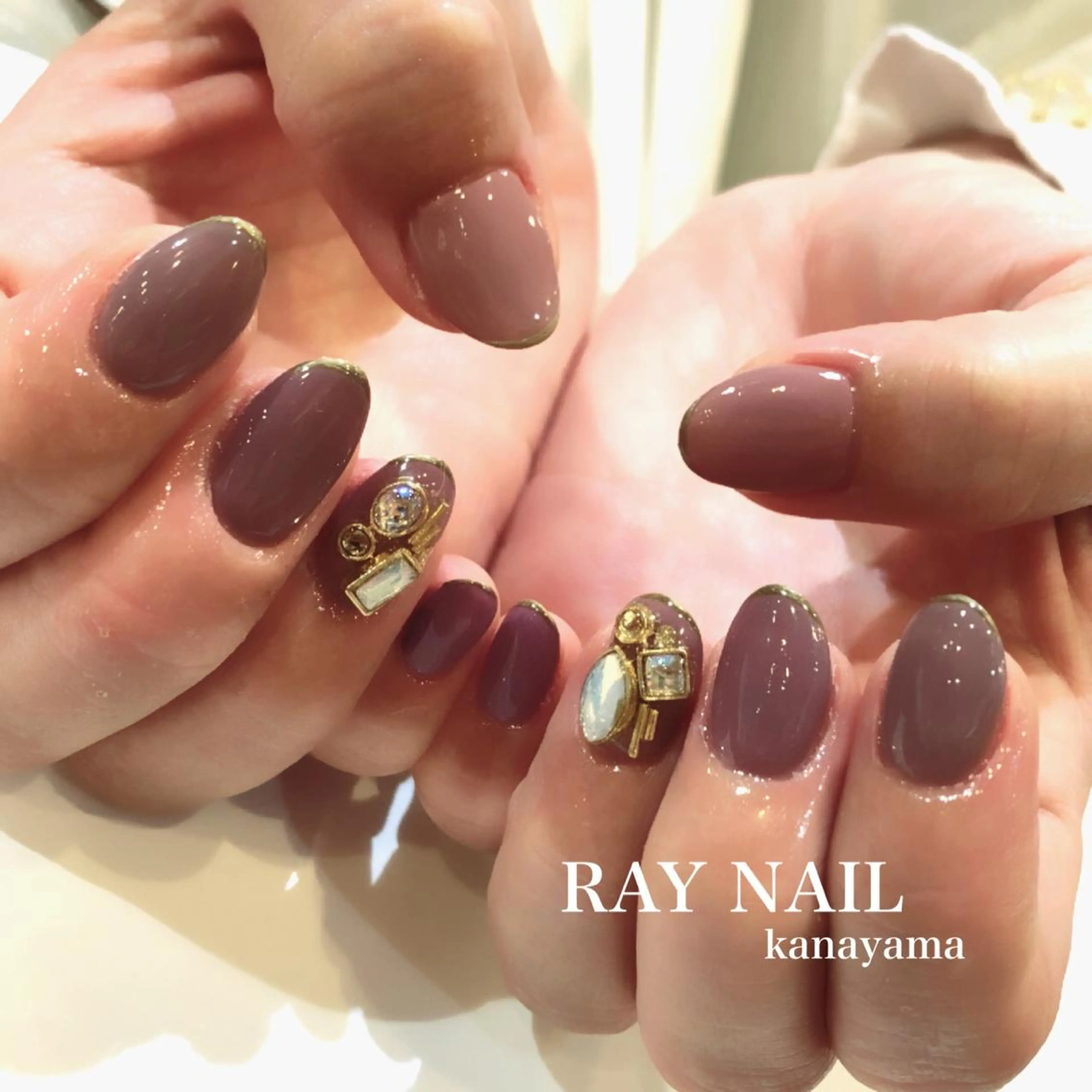 ネイル ワンカラーネイル Arowa 伊田のネイルデザイン