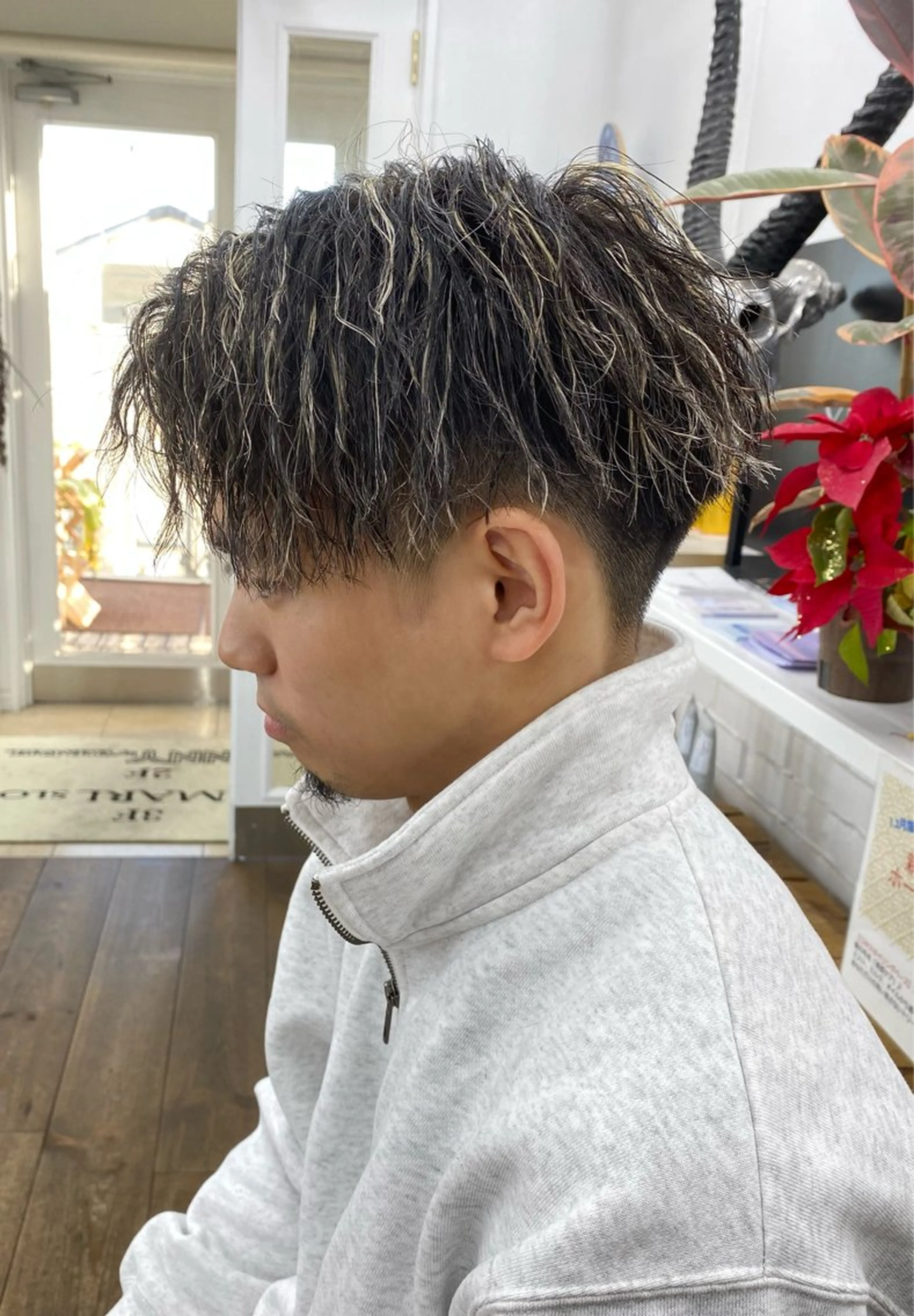 ★【80%メッシュ】メッシュキャップ+パーマ+カット24,900→12,000の写真